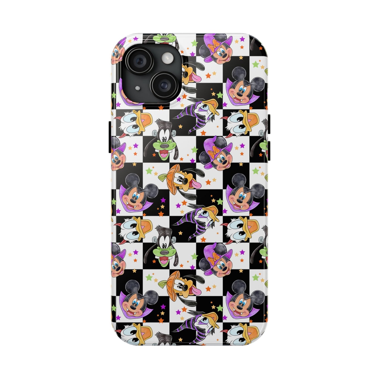 Checkered Halloween Pals  - Tough Phone Cases