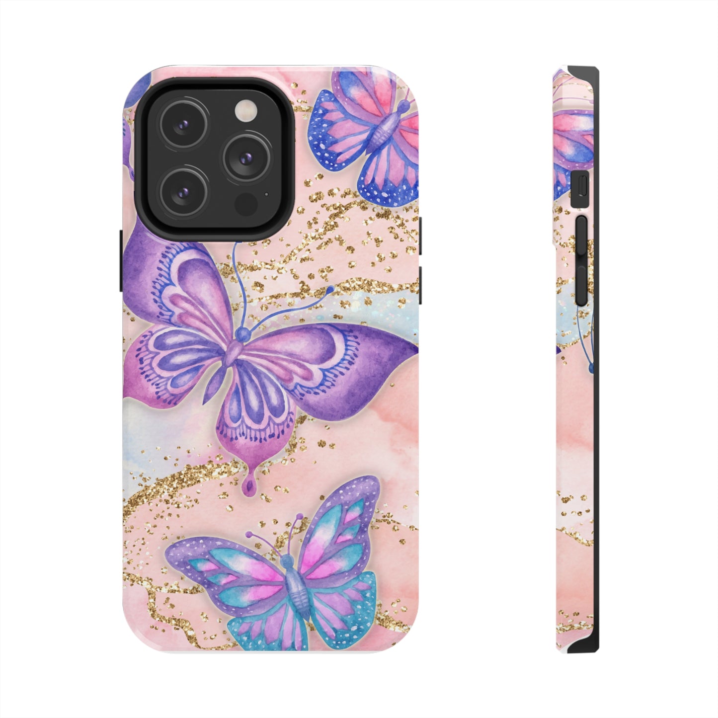 Marble Butterfly - Tough Phone Cases