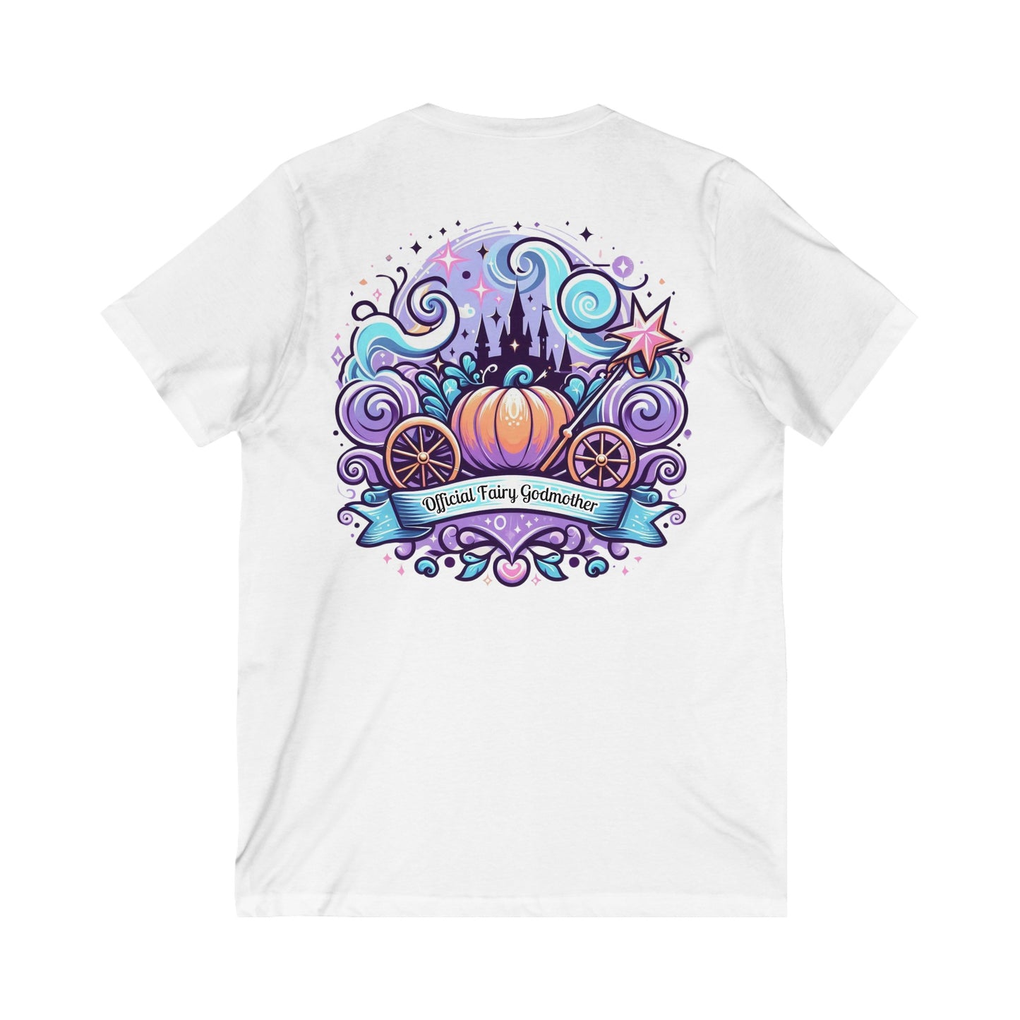 Official Fairy Godmother - Unisex Jersey Short Sleeve V-Neck Tee