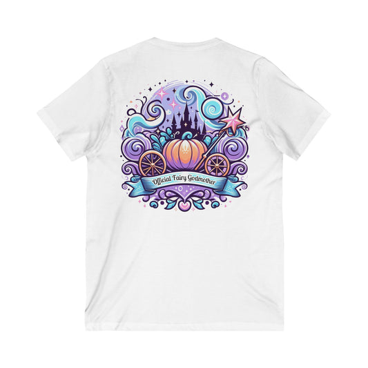 Official Fairy Godmother - Unisex Jersey Short Sleeve V-Neck Tee