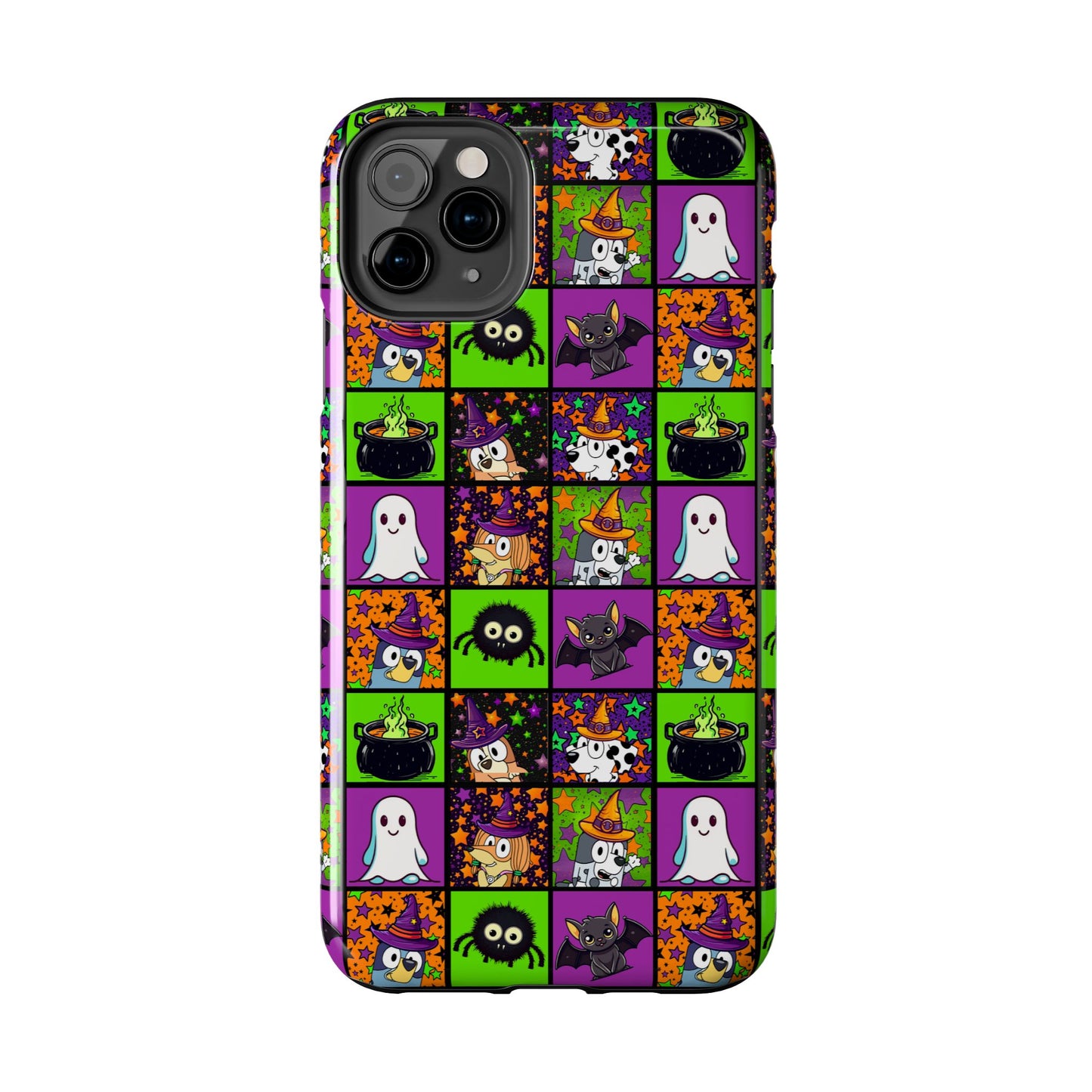 Blue Pup Halloween -  Tough Phone Cases