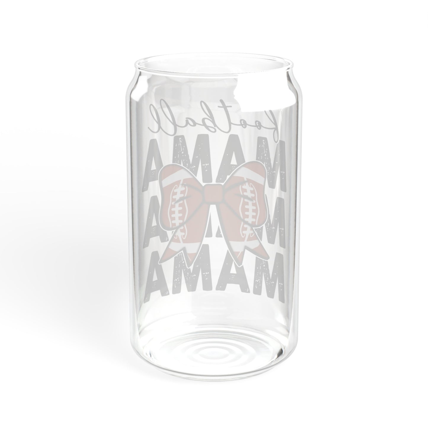 Football Mama - Sipper Glass, 16oz