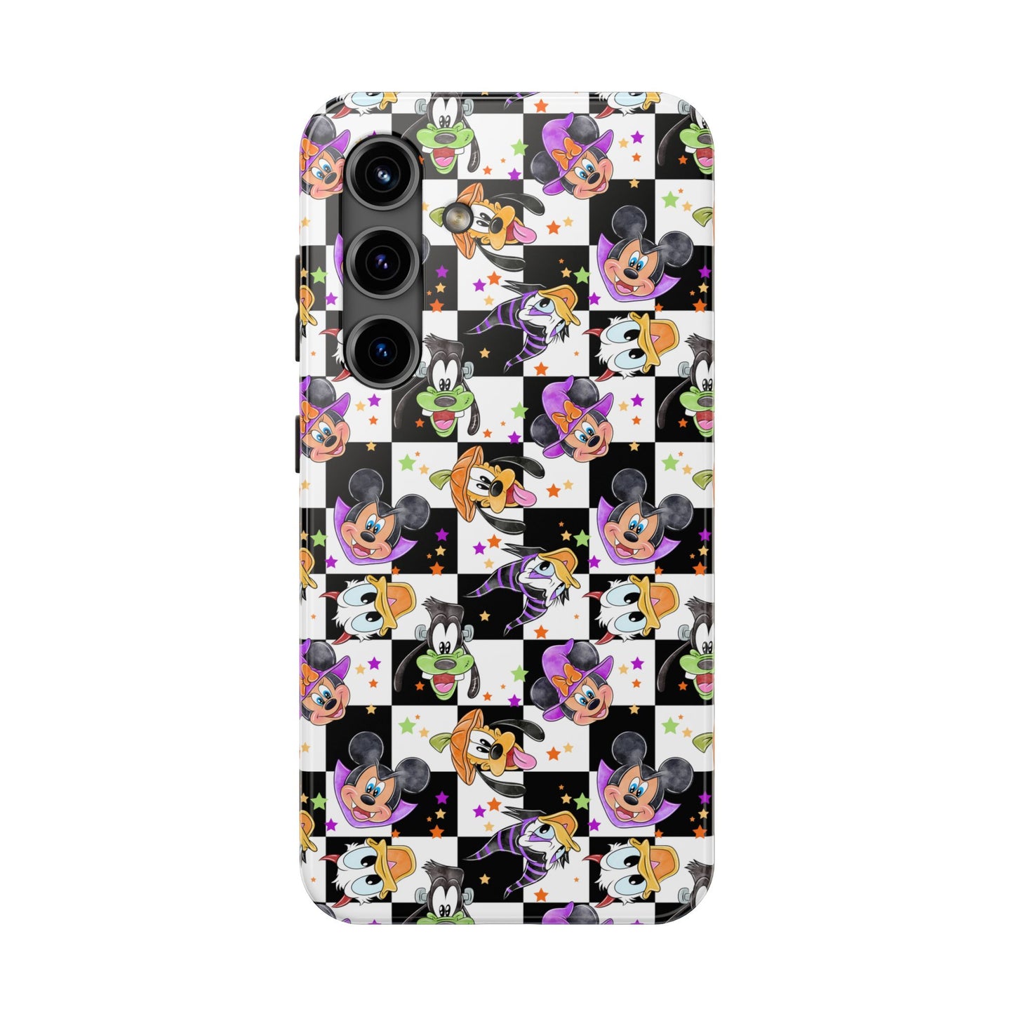 Checkered Halloween Pals  - Tough Phone Cases