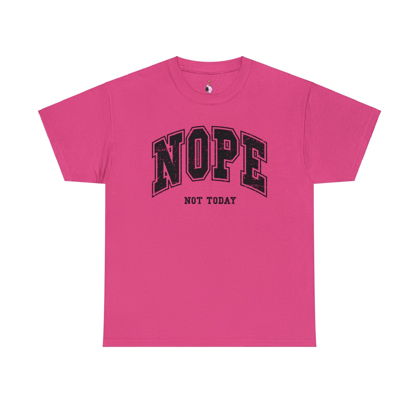 Nope, not today - Unisex Heavy Cotton Tee