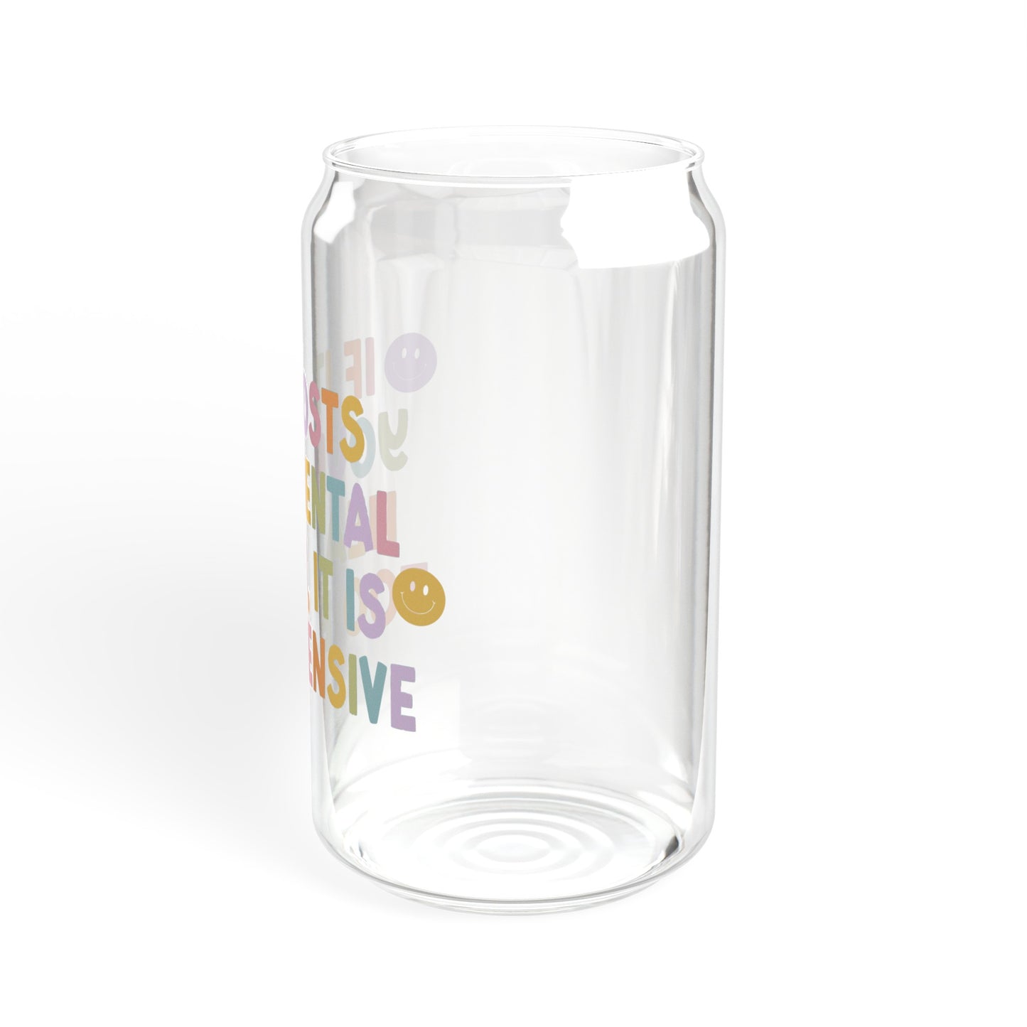 Mental Health - Sipper Glass, 16oz