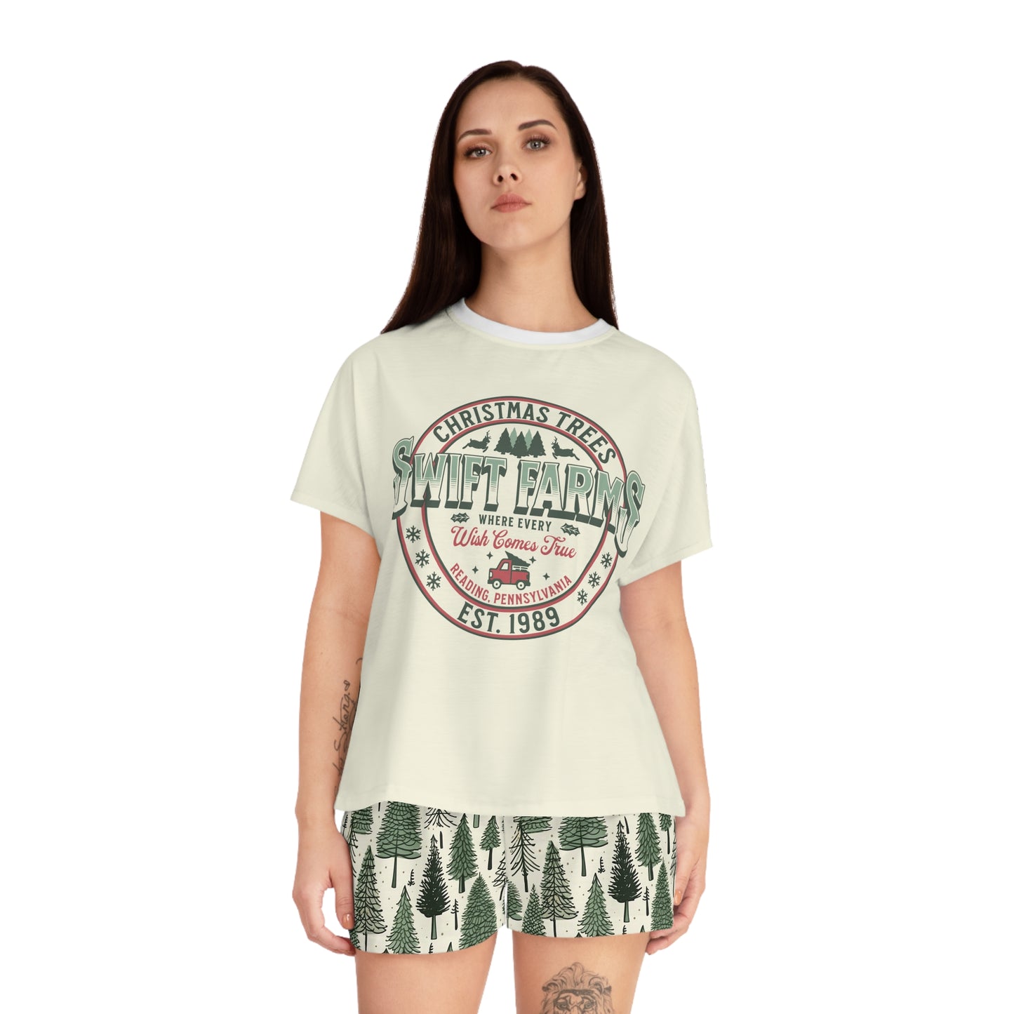 Christmas Tree Farm - Women's Short Pajama Set