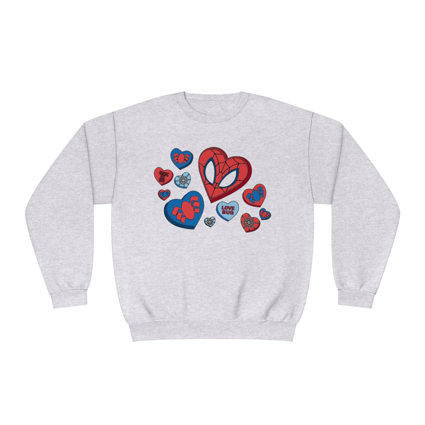 Spidey Hearts - Unisex NuBlend® Crewneck Sweatshirt