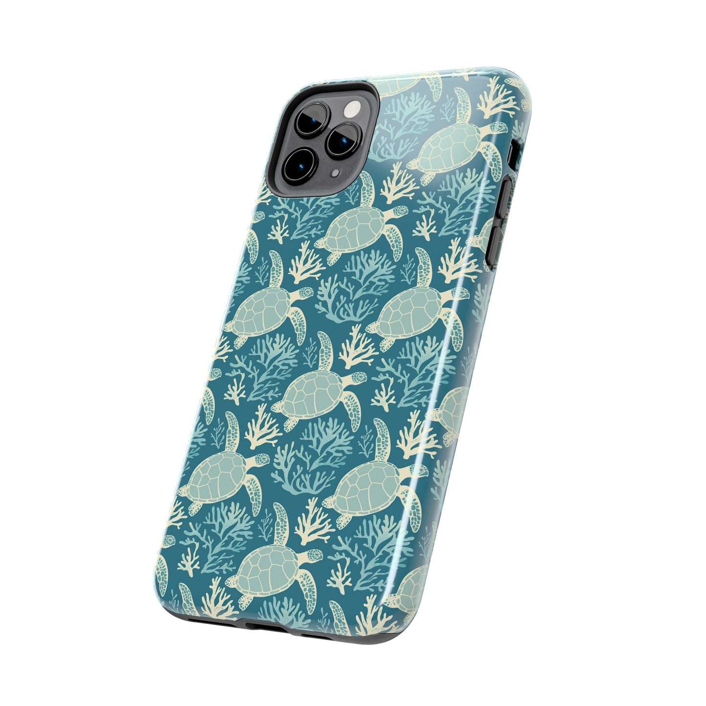 Blue Sea Turtle  - Tough Phone Cases