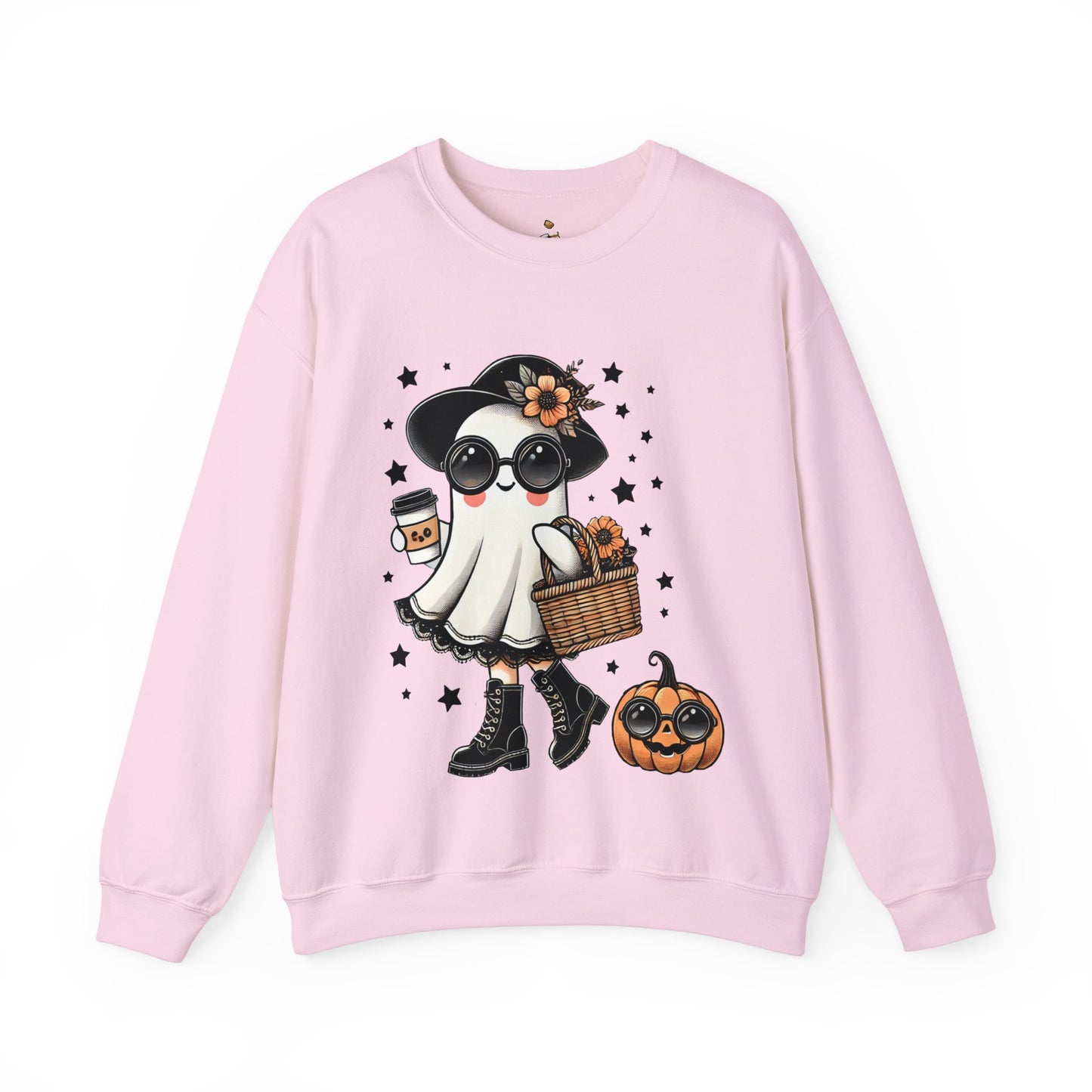 Boo-Jee Girly Ghost - Halloween Sweatshirt