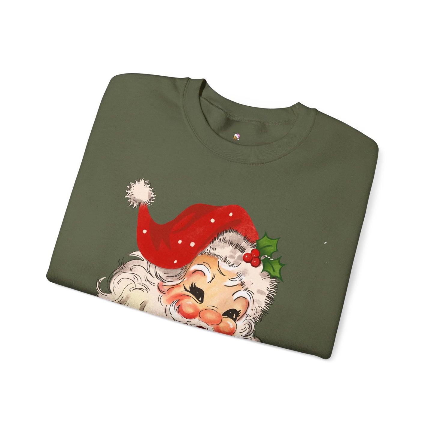 Blushing Santa Christmas Sweatshirt