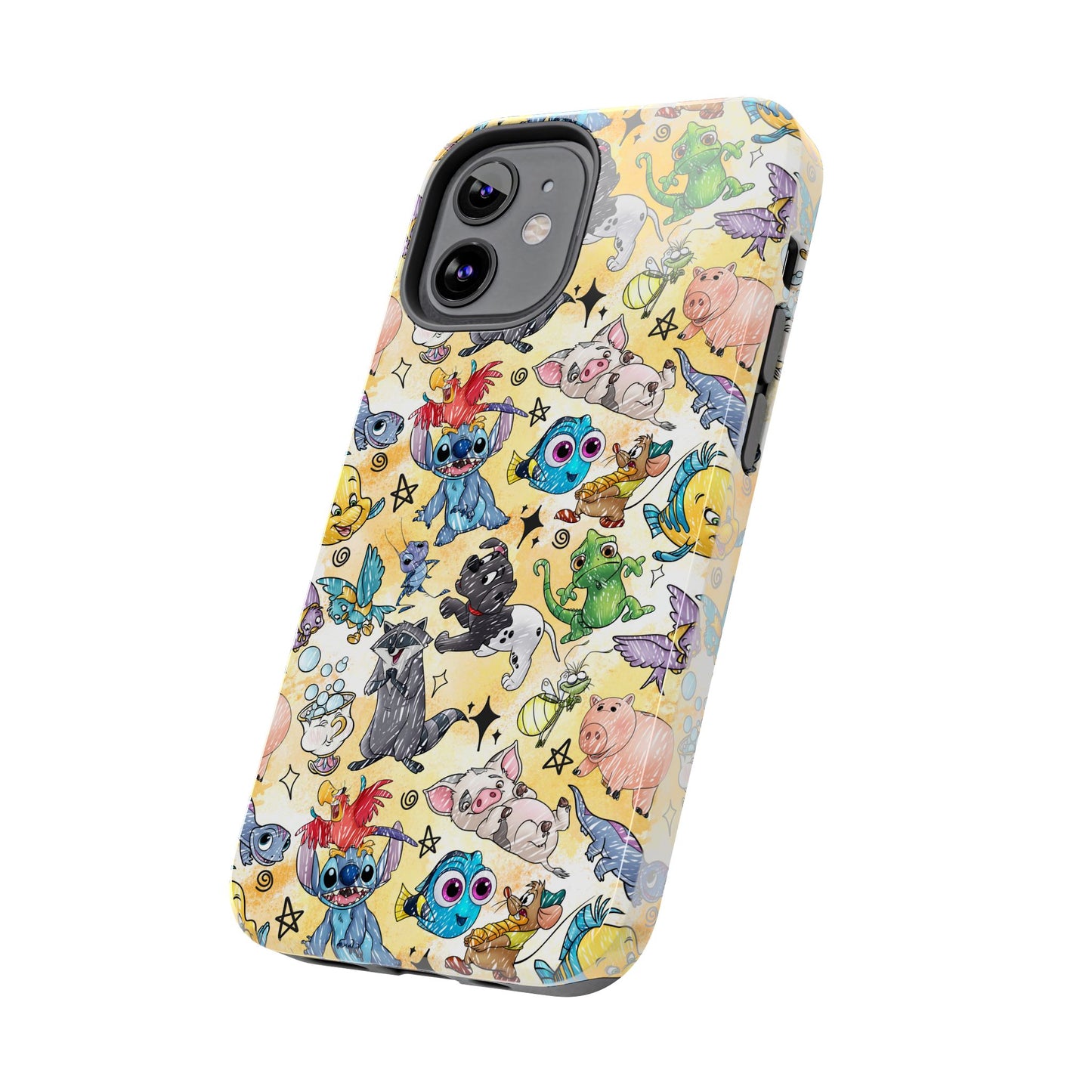 Sketch Pals - Yellow - Tough Phone Cases