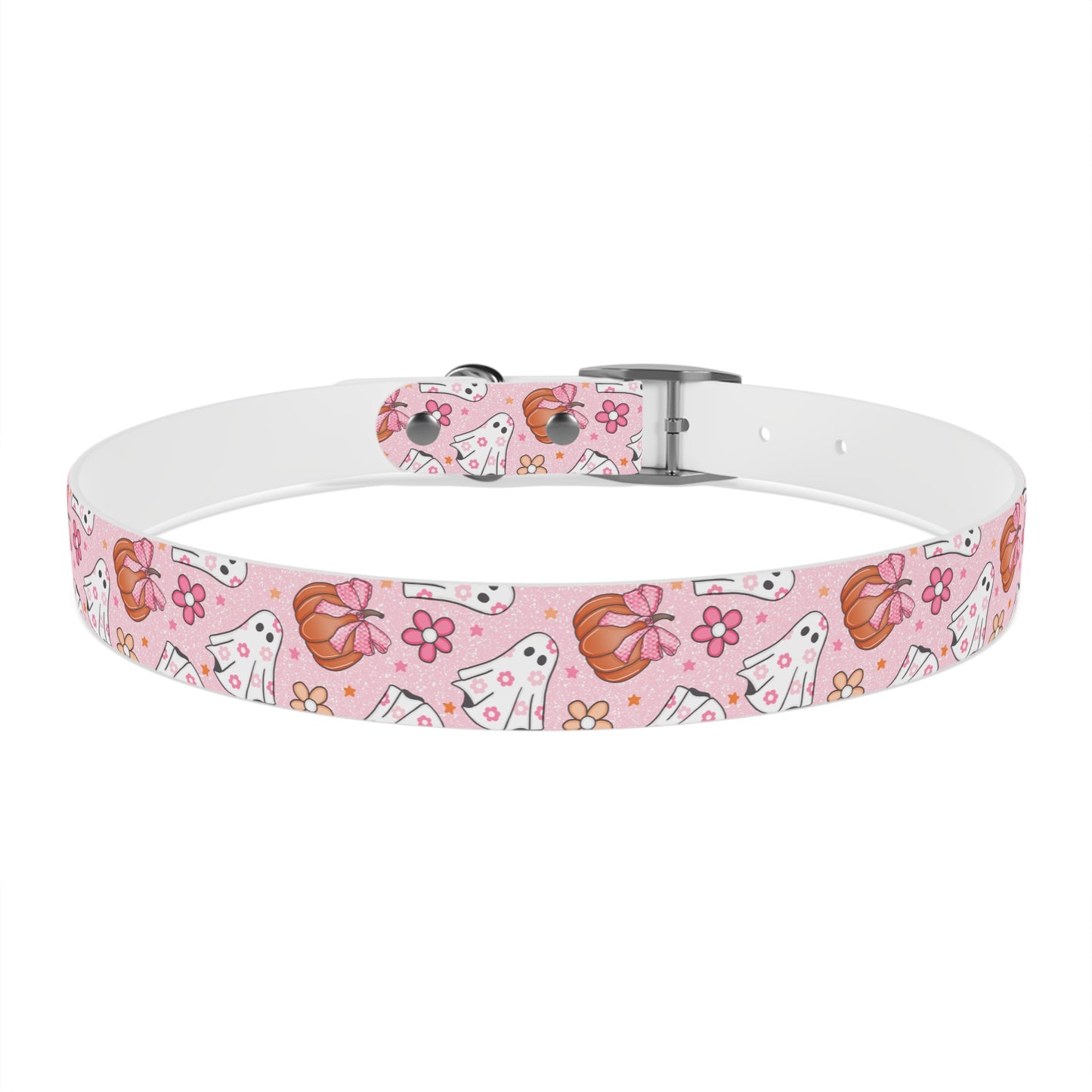 Pink Ghost  - Dog Collar