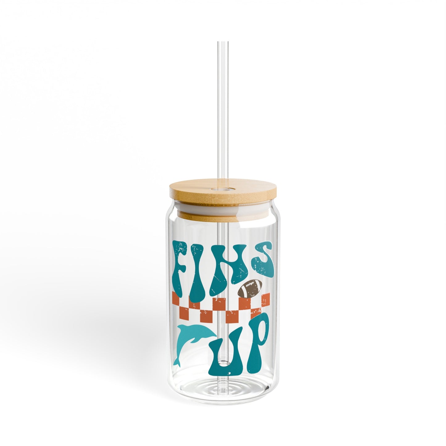 Fins Up - Sipper Glass, 16oz