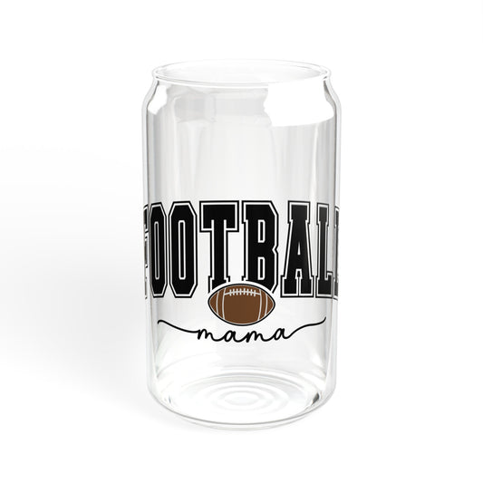 Football Mama - Sipper Glass, 16oz