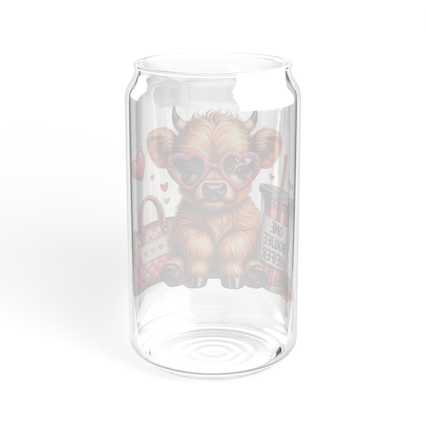 Boujee Heffer - Sipper Glass, 16oz