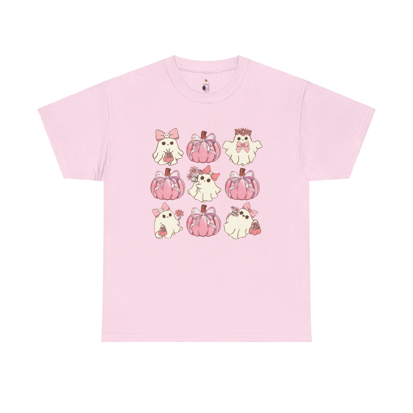 Pretty In Pink Ghosts  - Unisex Heavy Cotton Tee