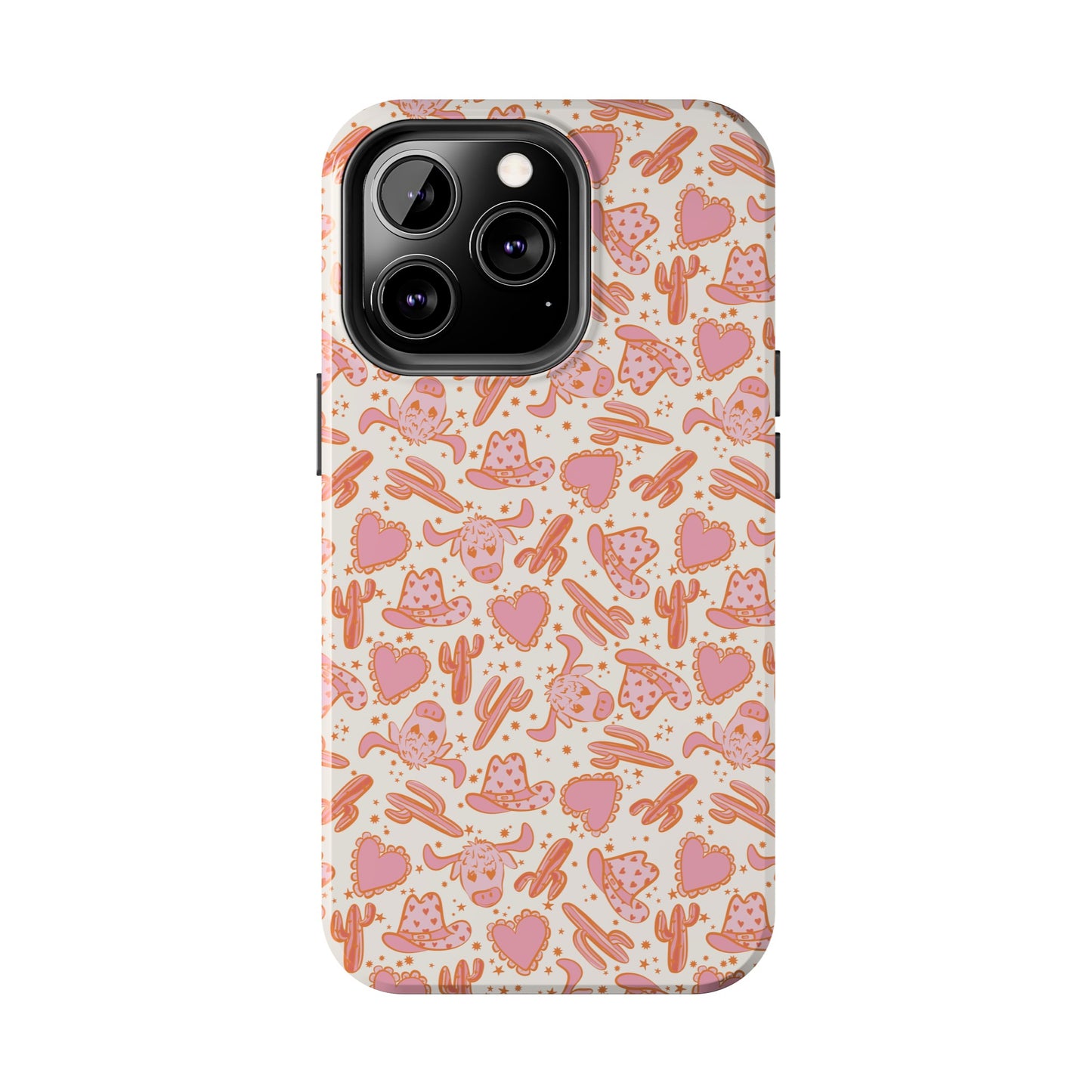 Pink Western Cowgirl  - Tough Phone Cases