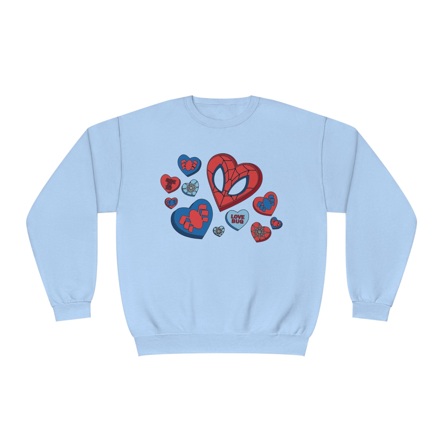 Spidey Hearts - Unisex NuBlend® Crewneck Sweatshirt