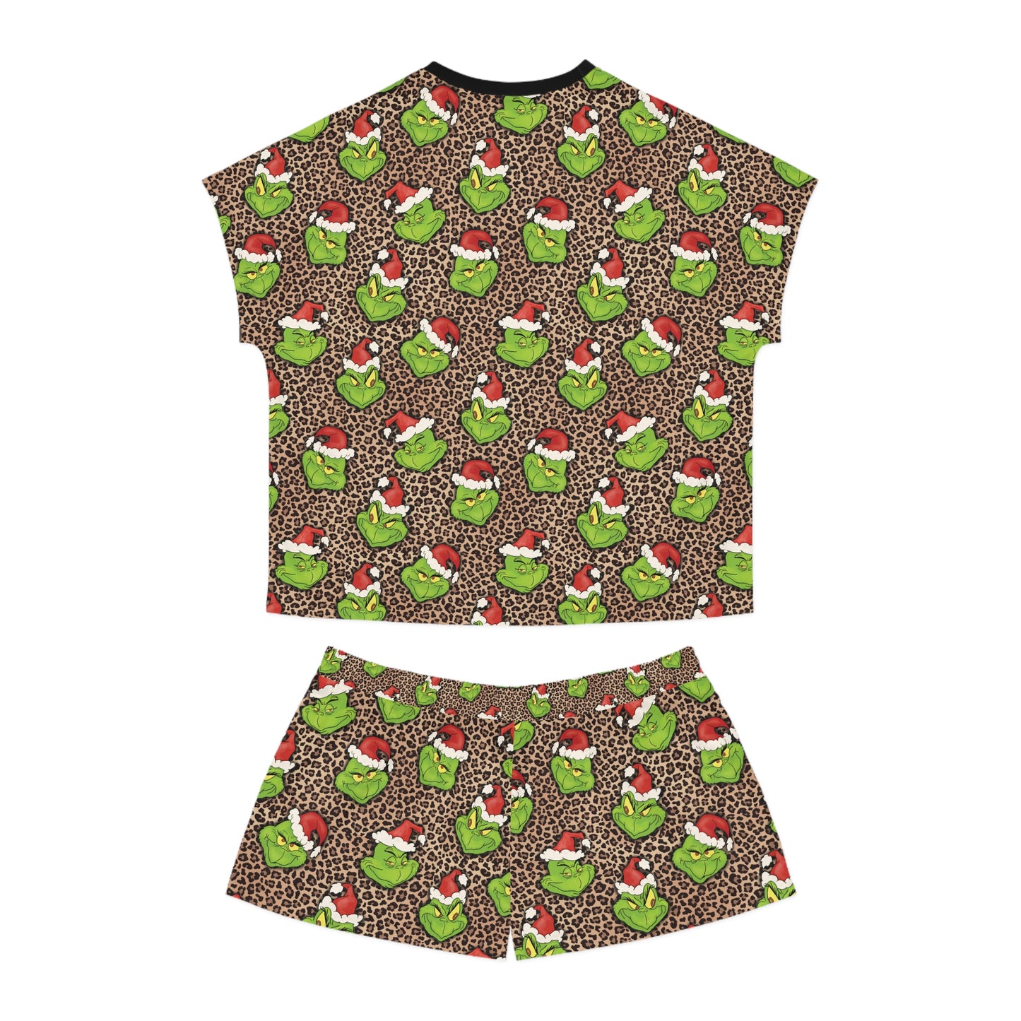 Leopard Grouch - Women's Short Pajama Set