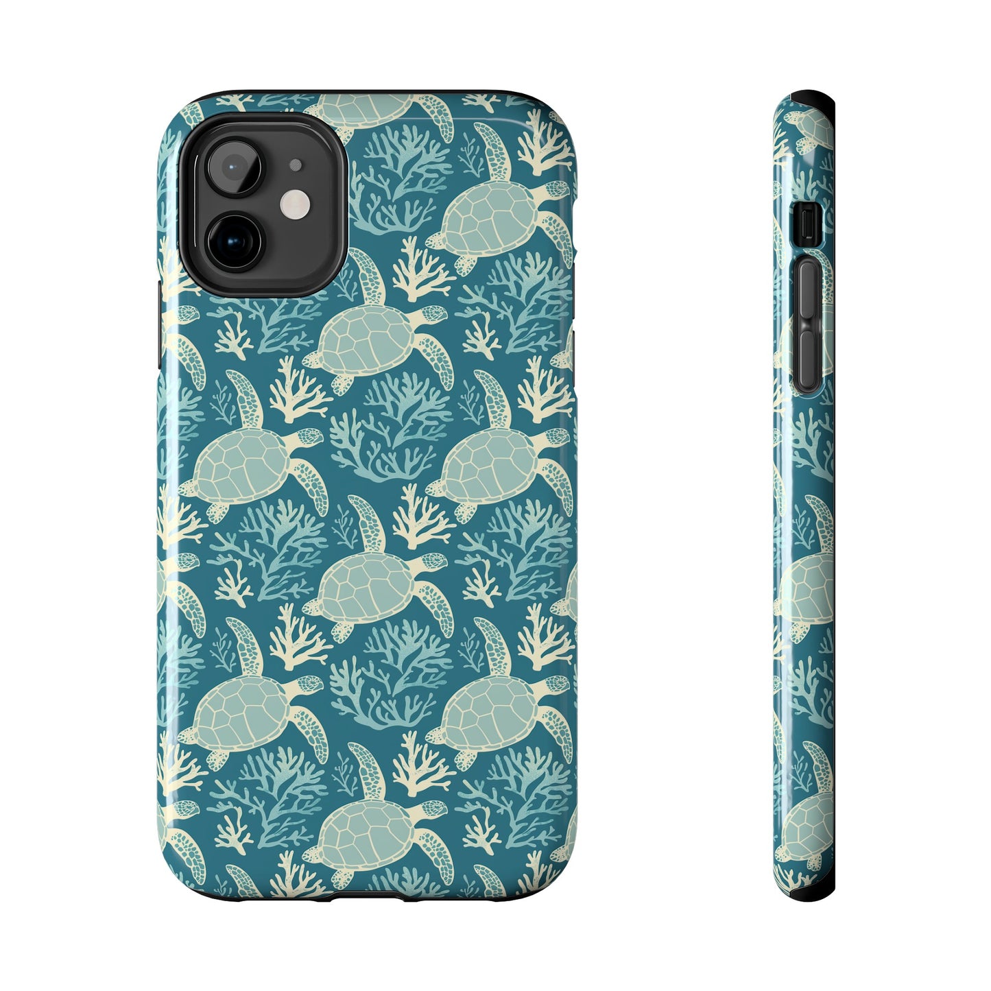 Blue Sea Turtle  - Tough Phone Cases