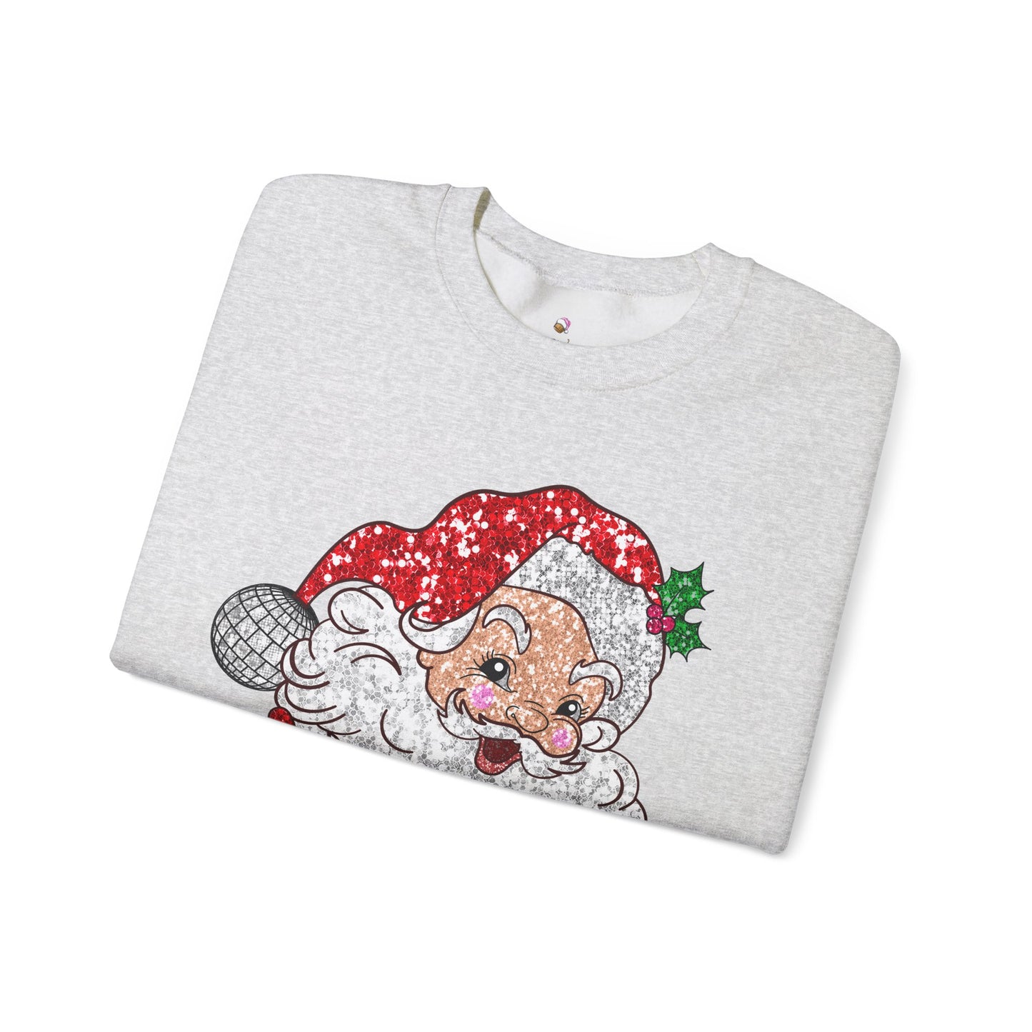 Sparkle Santa Christmas Sweatshirt