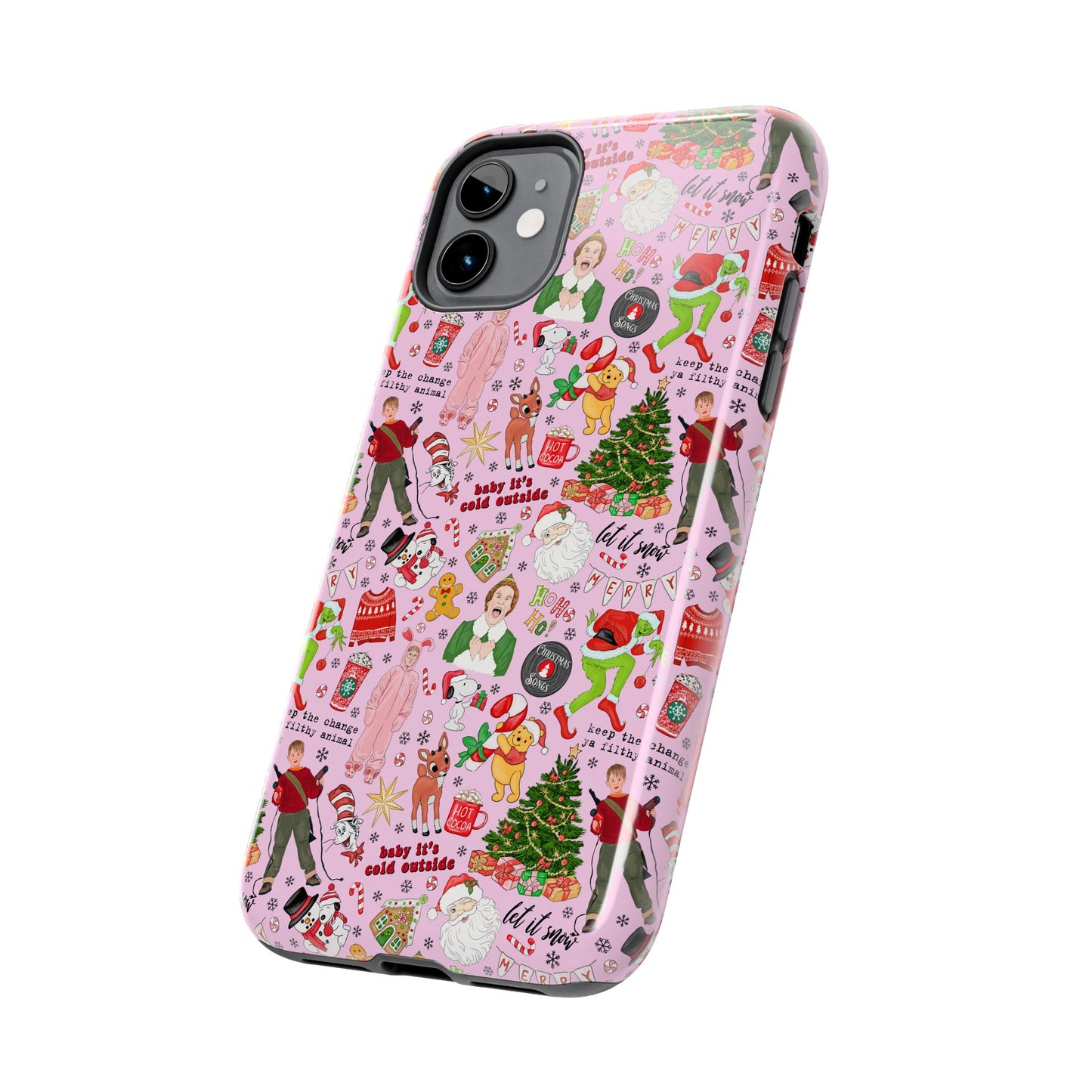 Pink Classic Christmas Movies  -  Tough Phone Cases