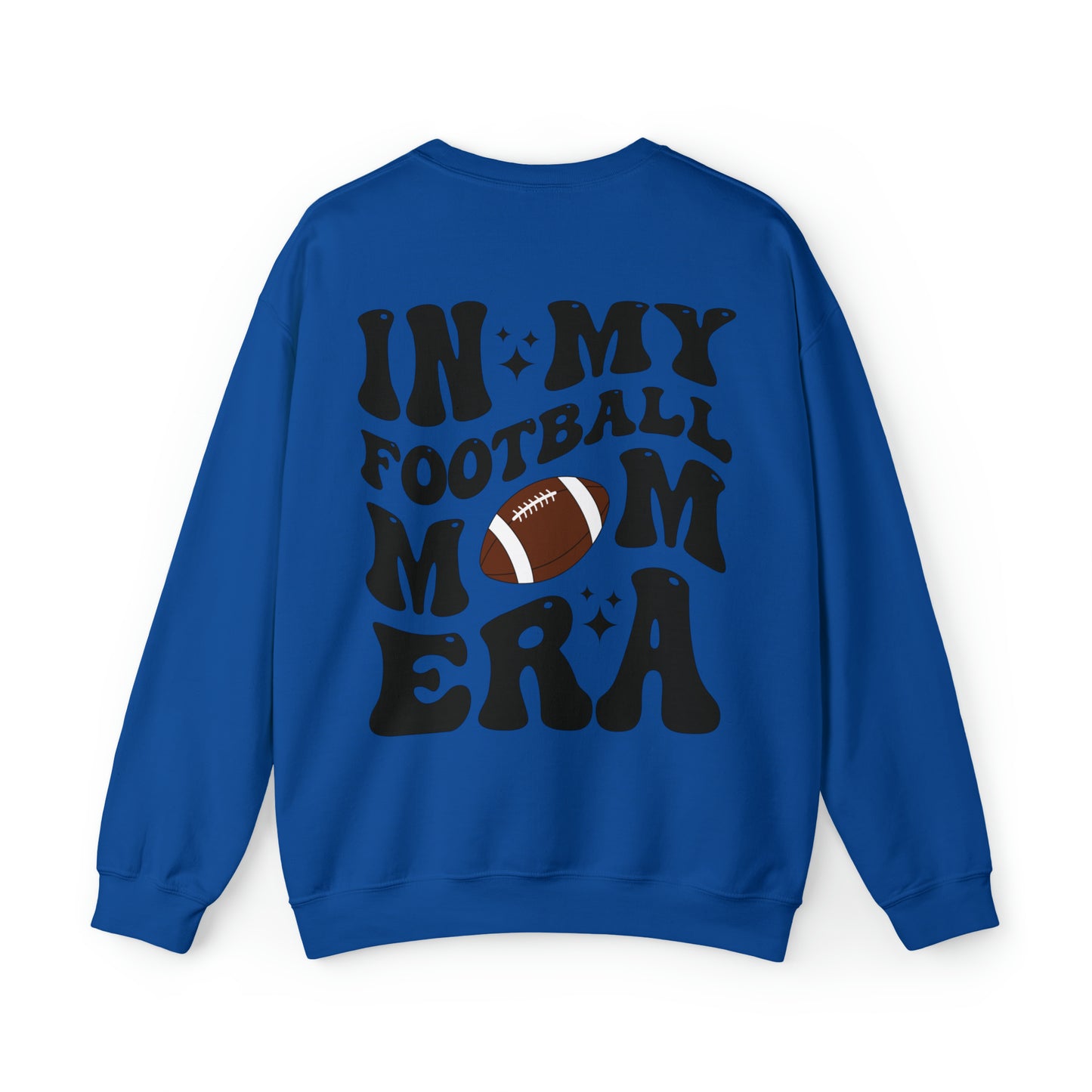 Football Mom Era - Front & Back - Unisex Heavy Blend™ Crewneck Sweatshirt