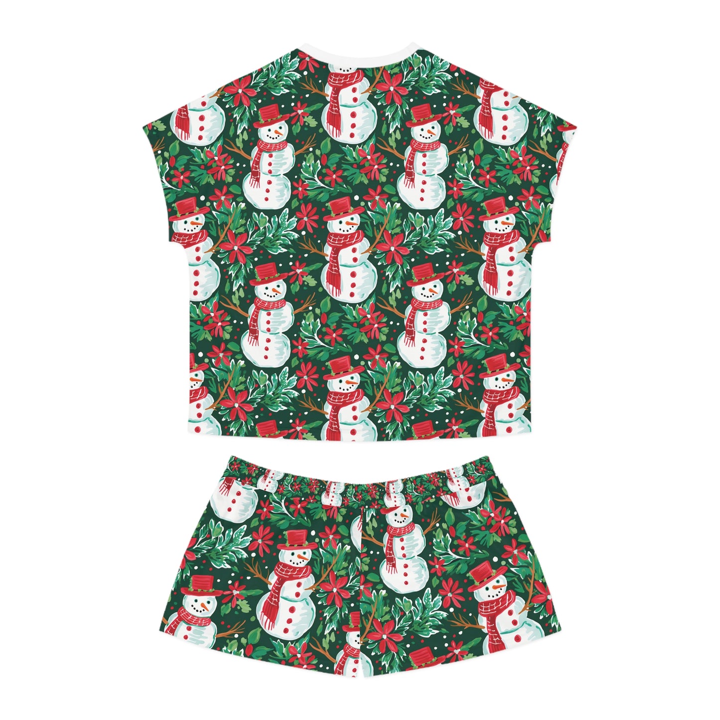 Holly Jolly Snowman - Women's Short Pajama Set