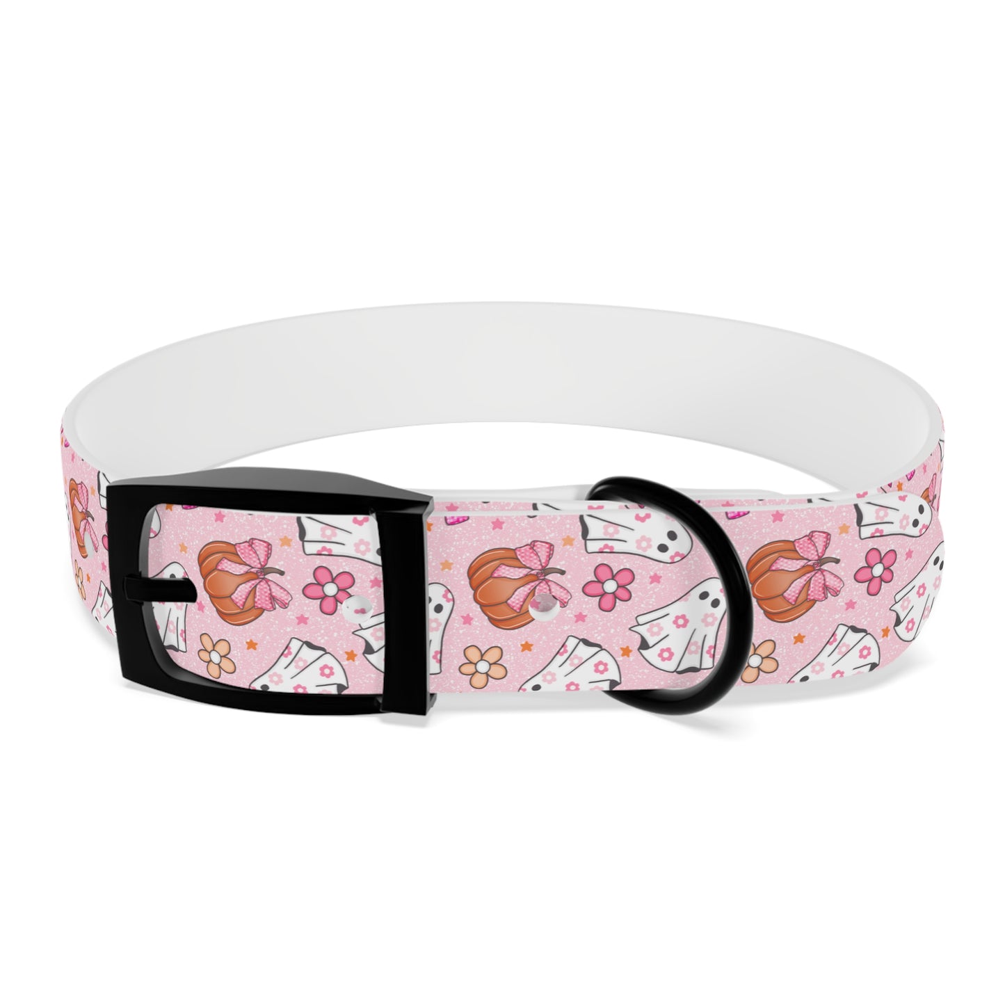 Pink Ghost  - Dog Collar