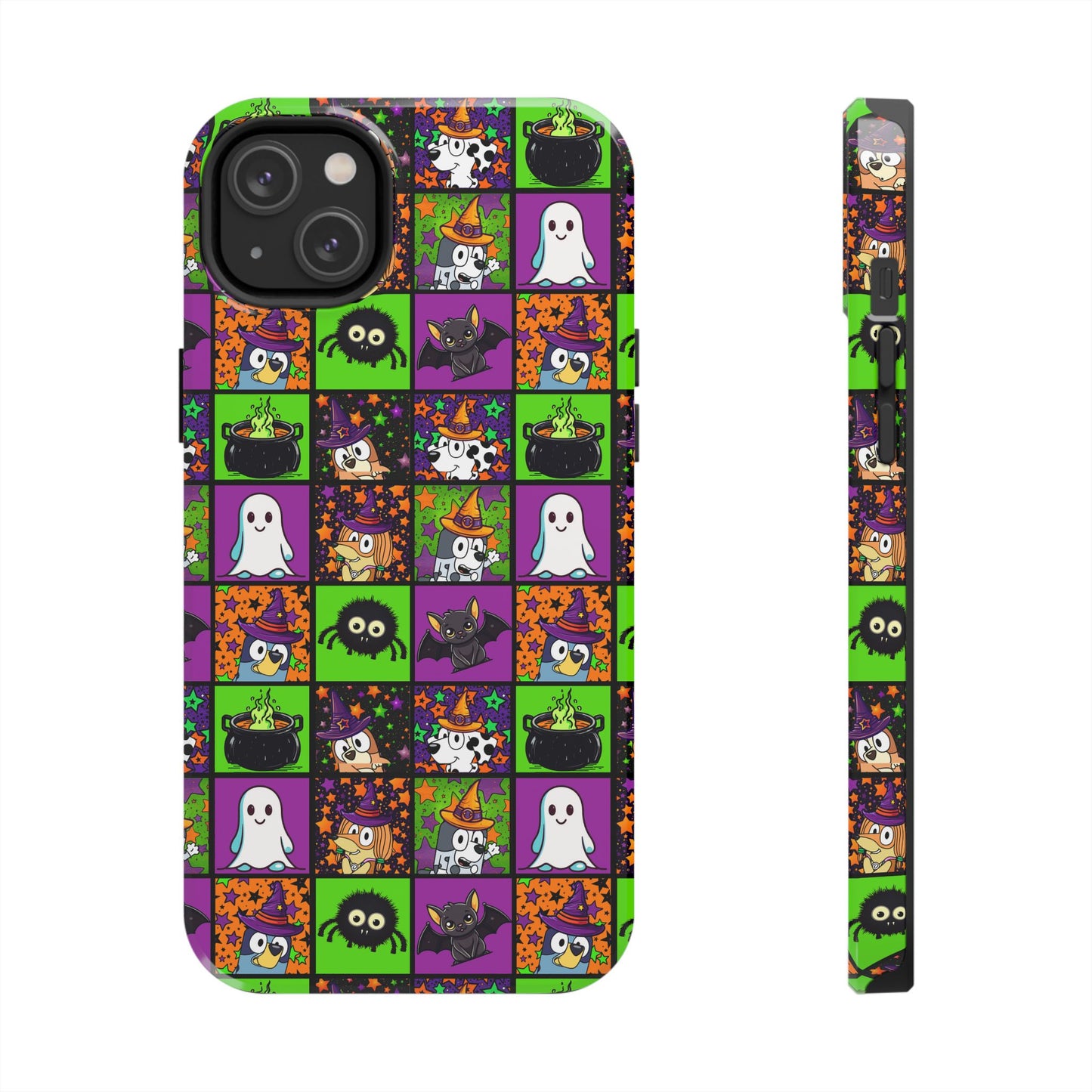 Blue Pup Halloween -  Tough Phone Cases