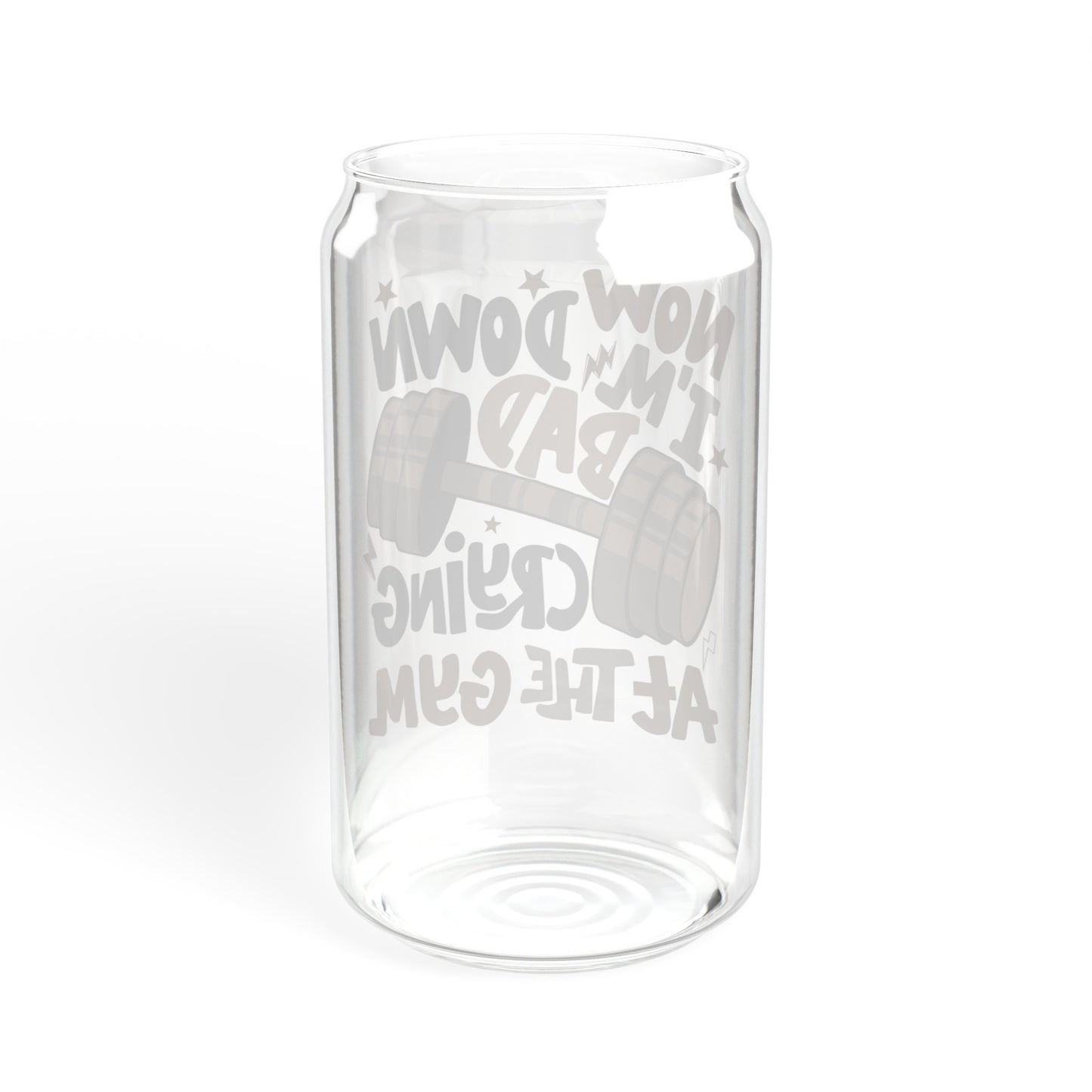 Now I'm Down Bad - Sipper Glass, 16oz