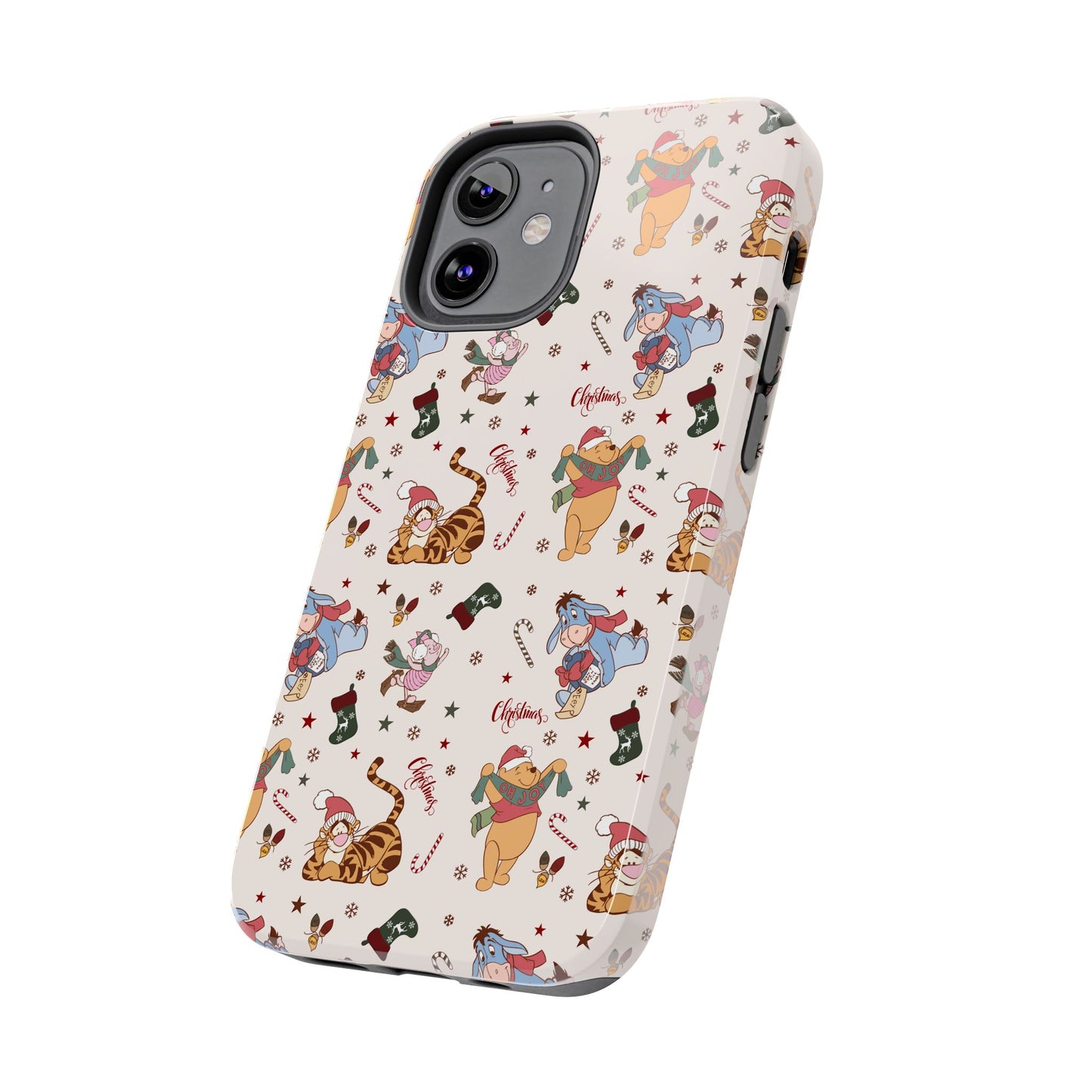 100 Acre Woods Christmas  -  Tough Phone Cases