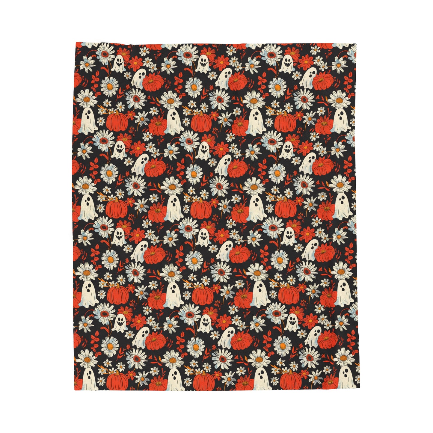 Ghost Floral - Plush Blanket