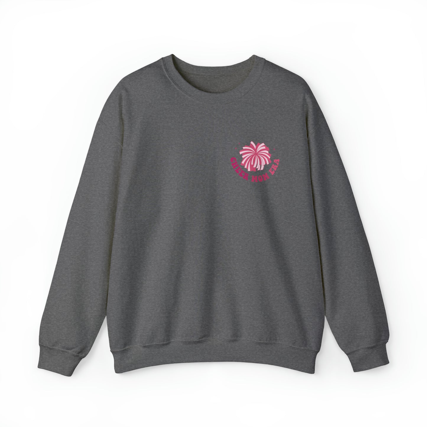 Cheer Mom Era - Front & Back  -  Unisex Heavy Blend™ Crewneck Sweatshirt