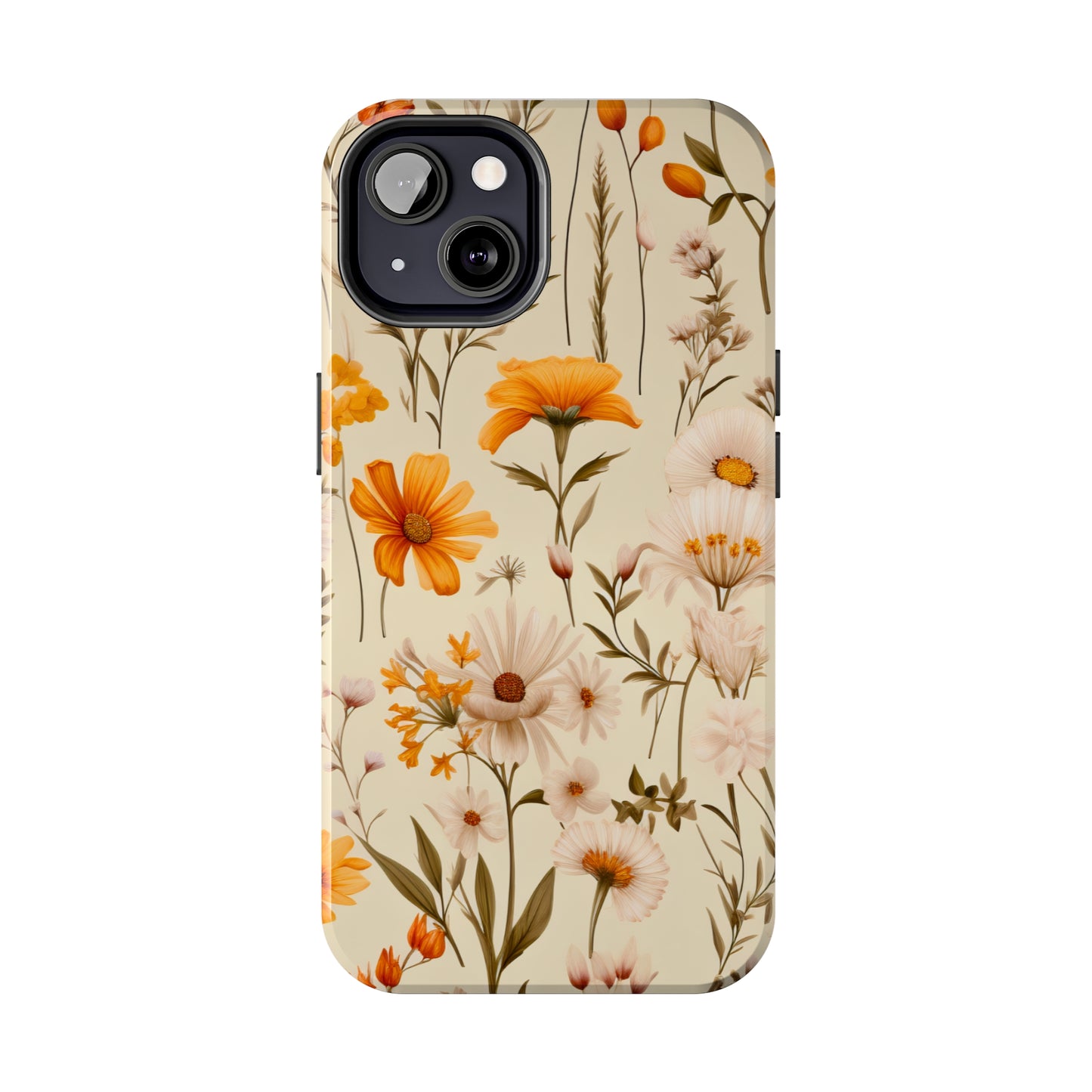 Yellow Floral - Tough Phone Cases