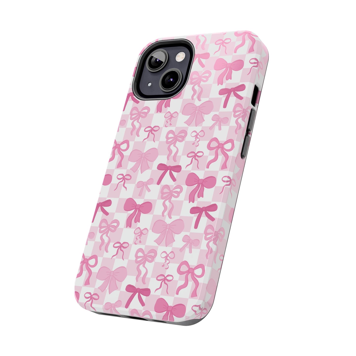 Coquette Pink Bow Girly - Tough Phone Cases