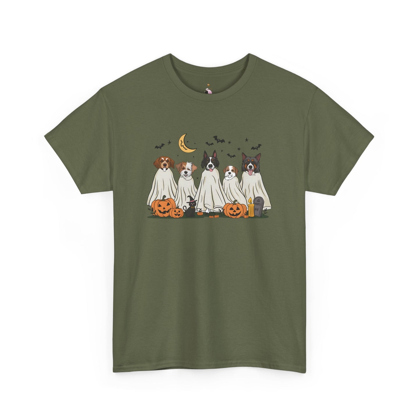 Spooky Pooches - Unisex Heavy Cotton Tee