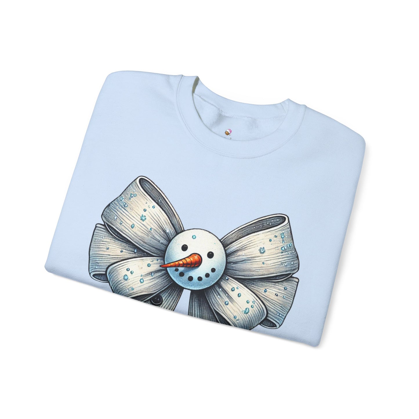 Frosty The Bowman Coquette Crewneck Christmas Sweatshirt