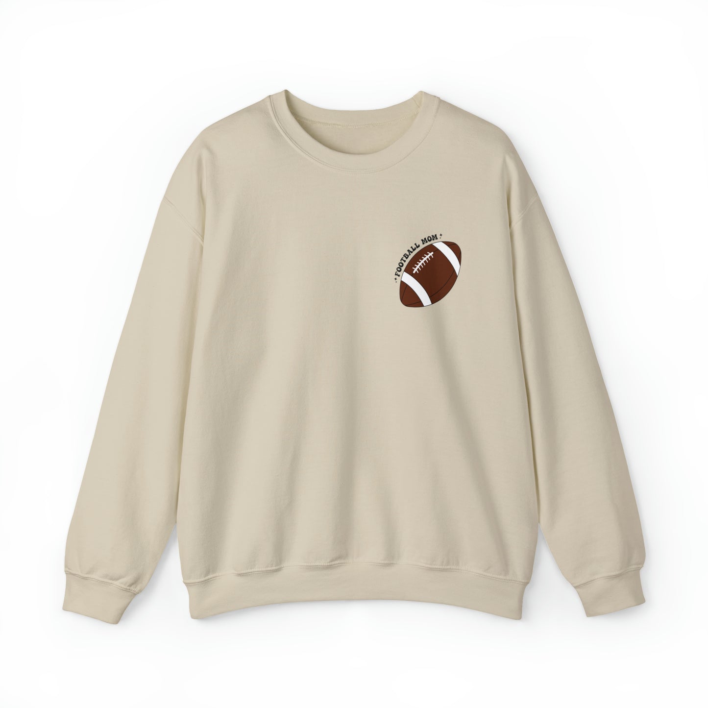 Football Mom Era - Front & Back - Unisex Heavy Blend™ Crewneck Sweatshirt