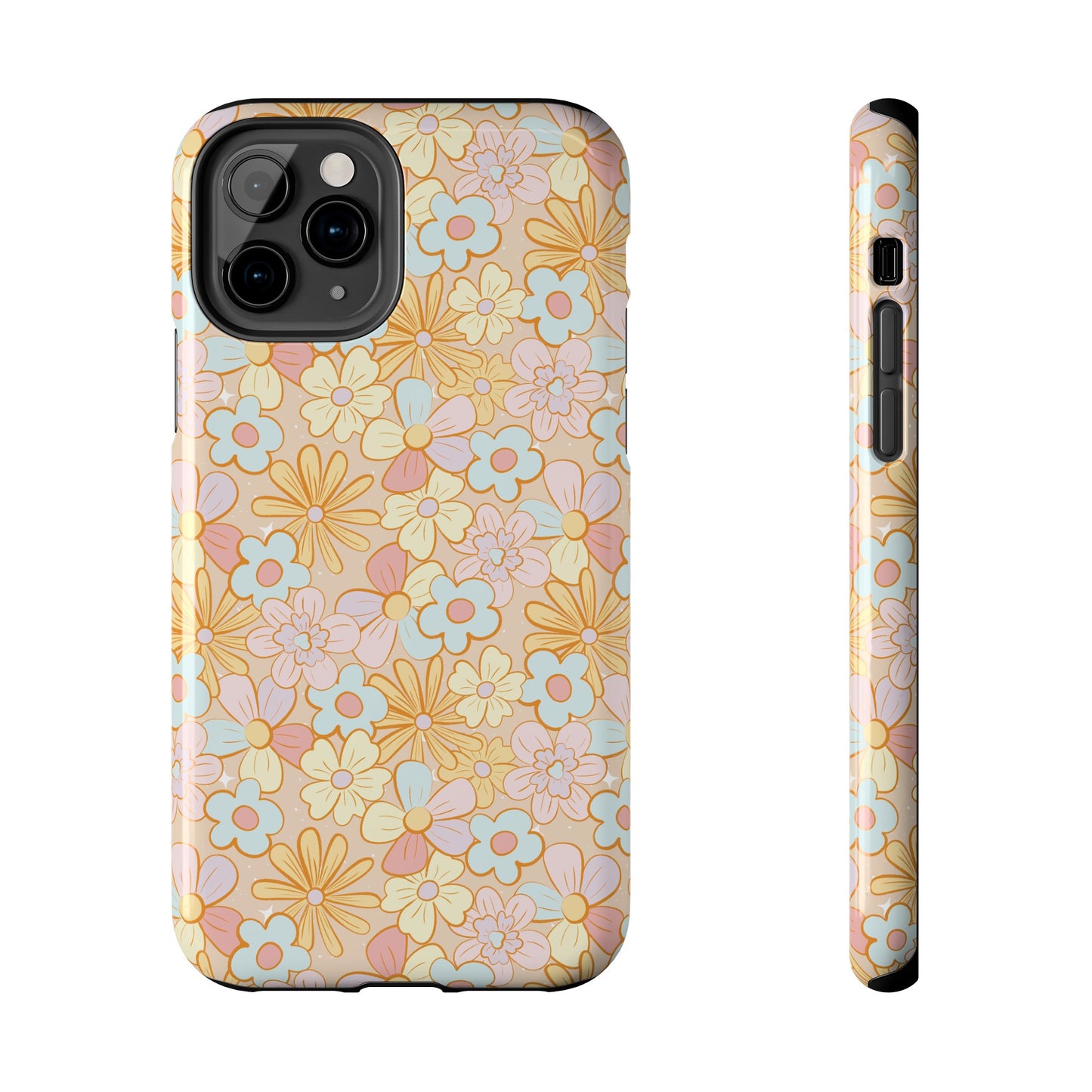 Girly Floral - Tough Phone Cases