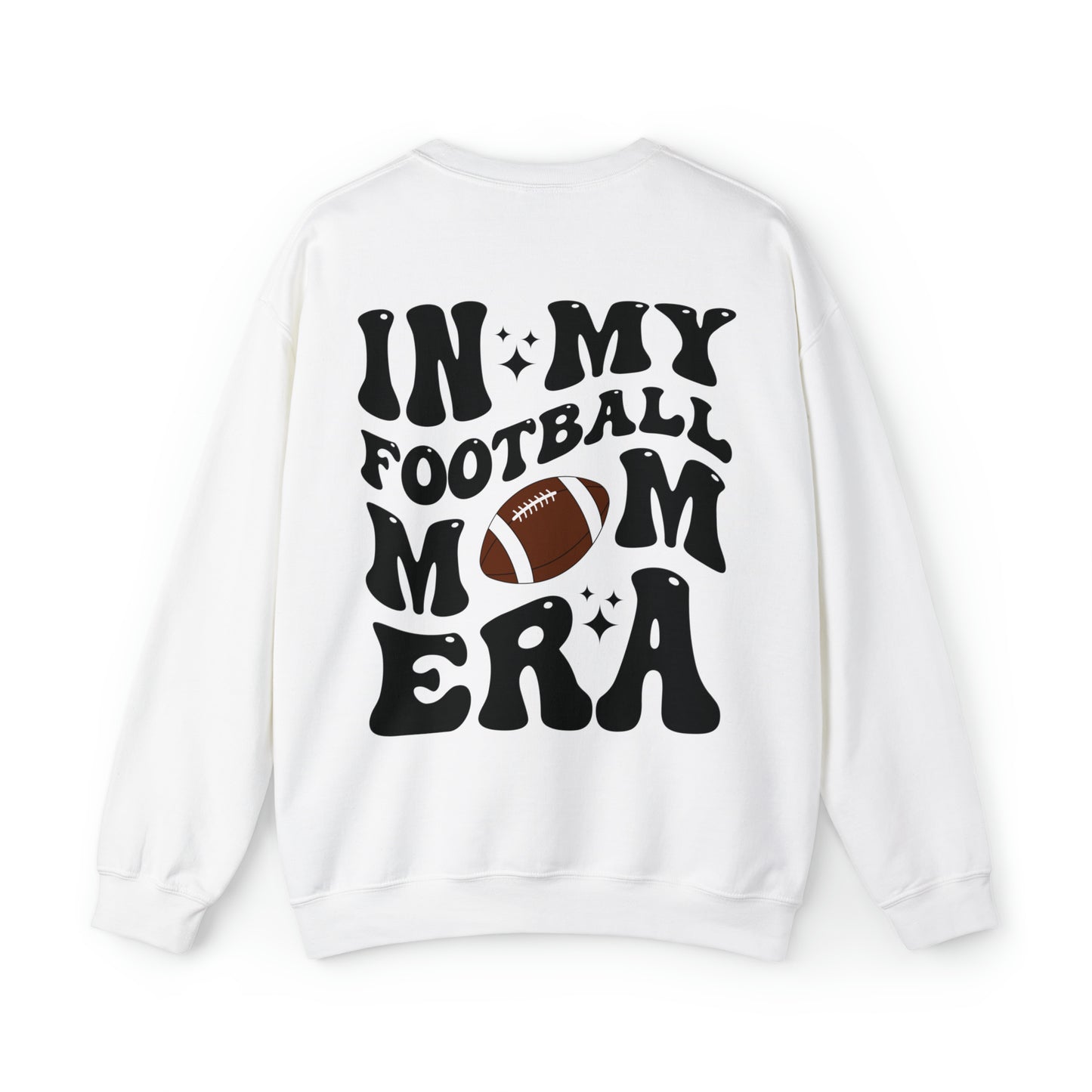 Football Mom Era - Front & Back - Unisex Heavy Blend™ Crewneck Sweatshirt