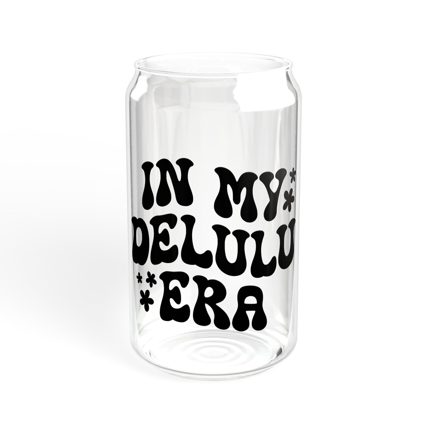 In My Delulu Era - Sipper Glass, 16oz