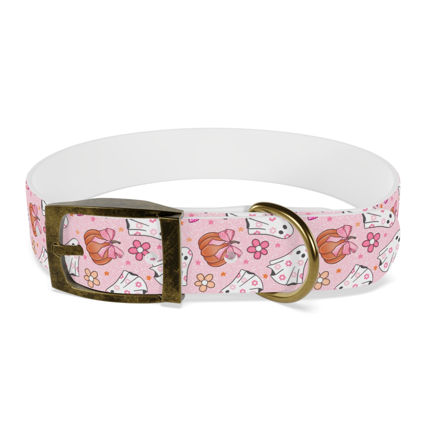 Pink Ghost  - Dog Collar