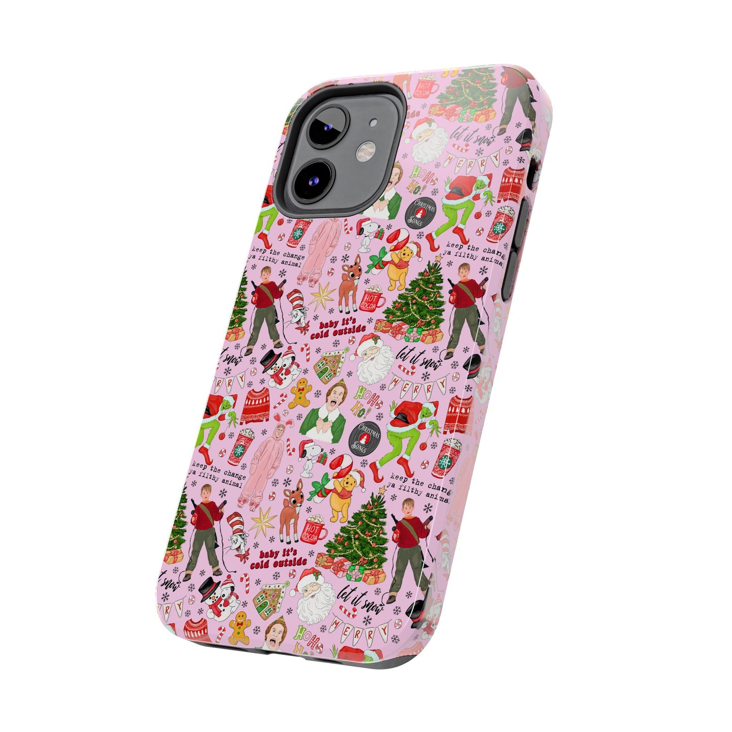 Pink Classic Christmas Movies  -  Tough Phone Cases