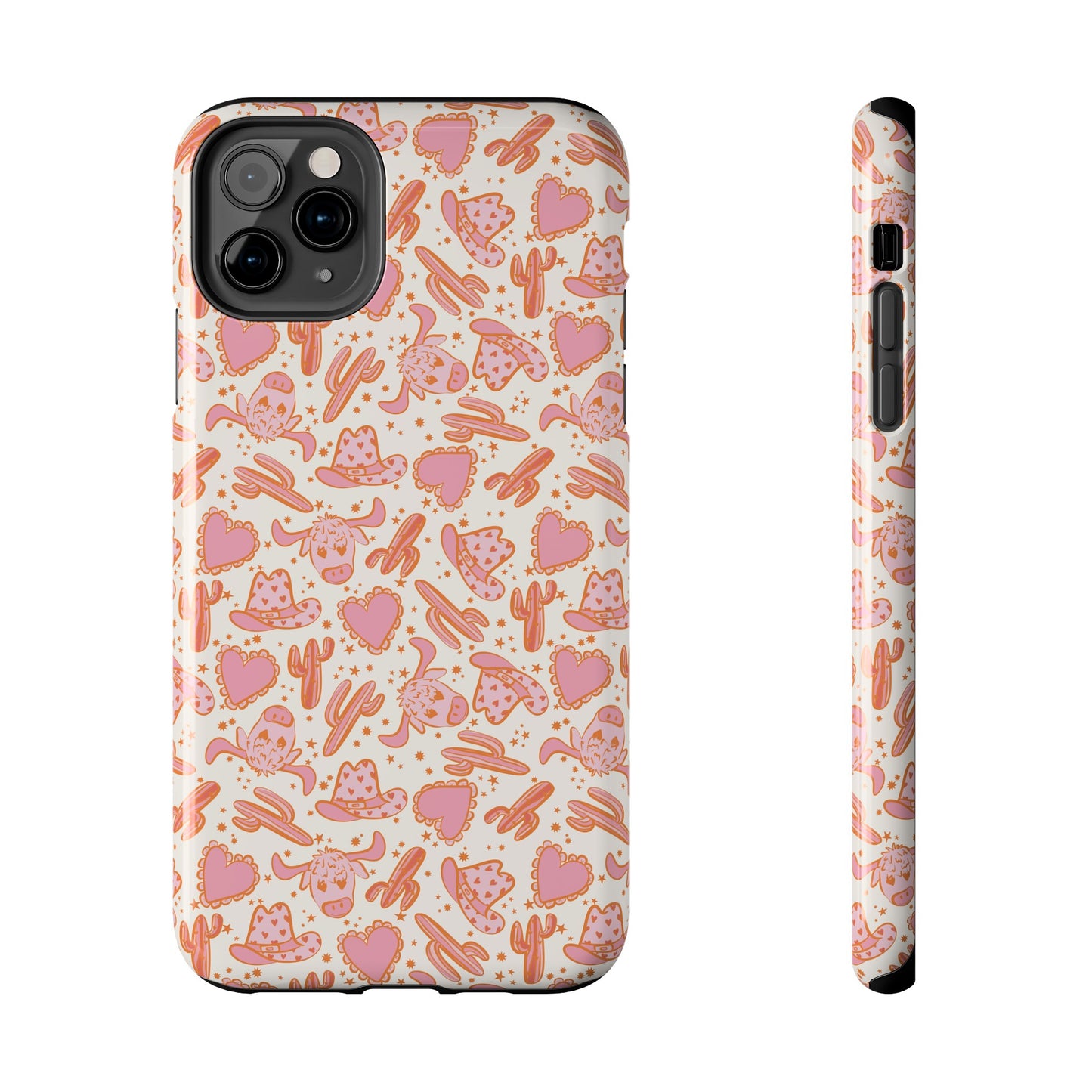 Pink Western Cowgirl  - Tough Phone Cases