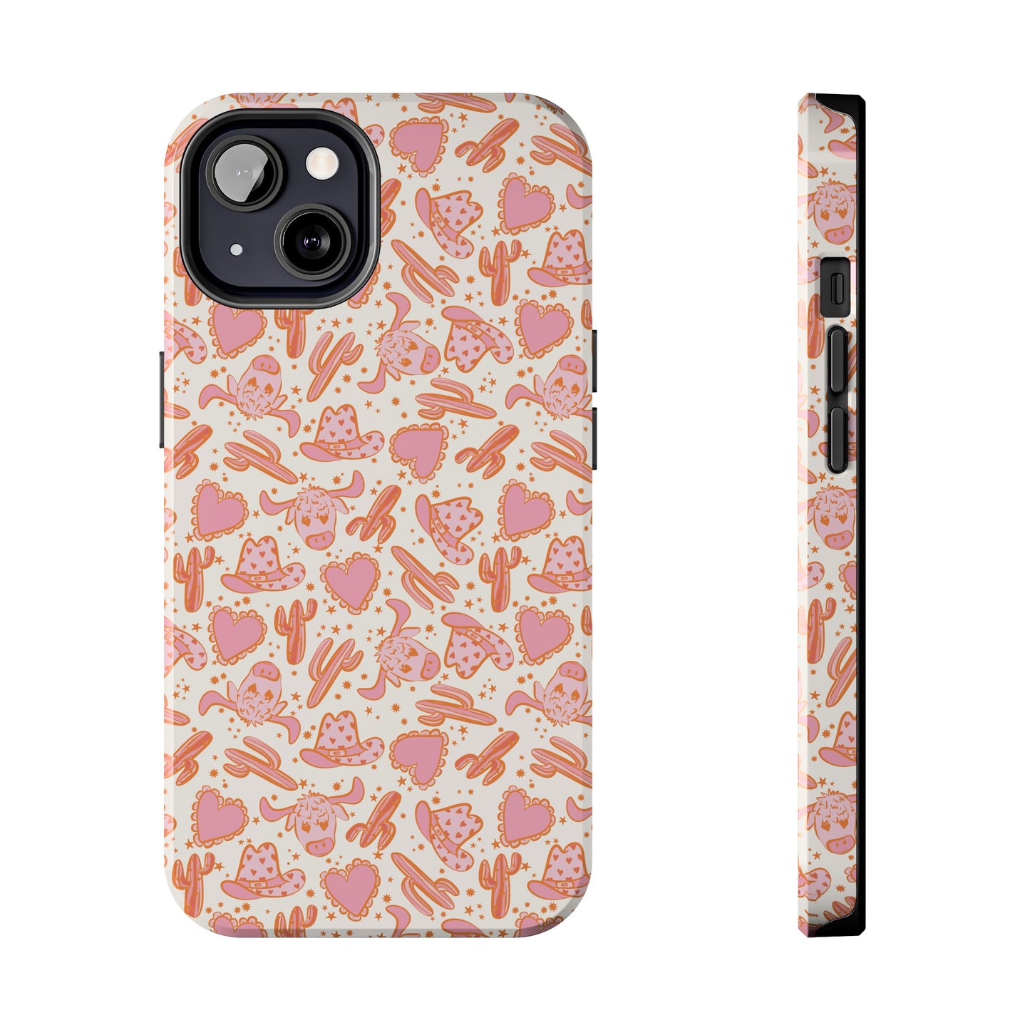 Pink Western Cowgirl  - Tough Phone Cases