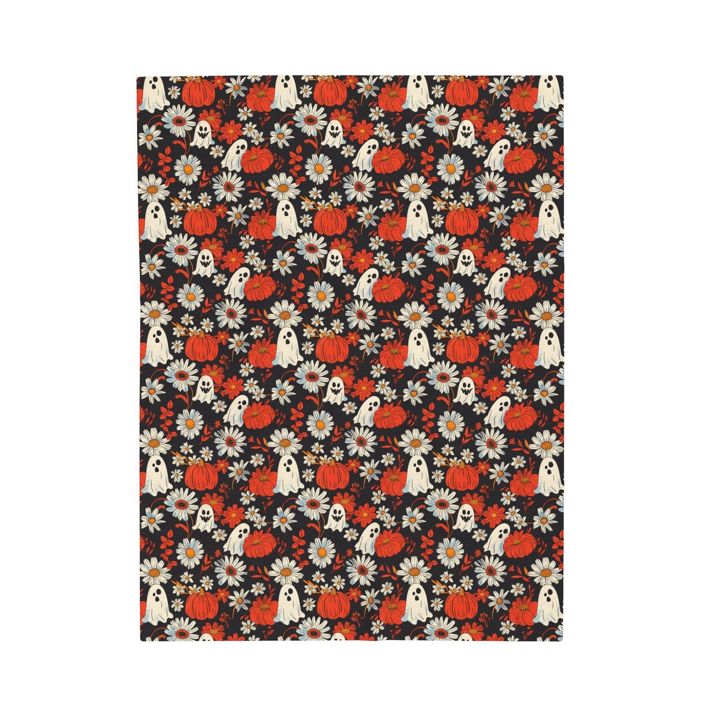 Ghost Floral - Plush Blanket