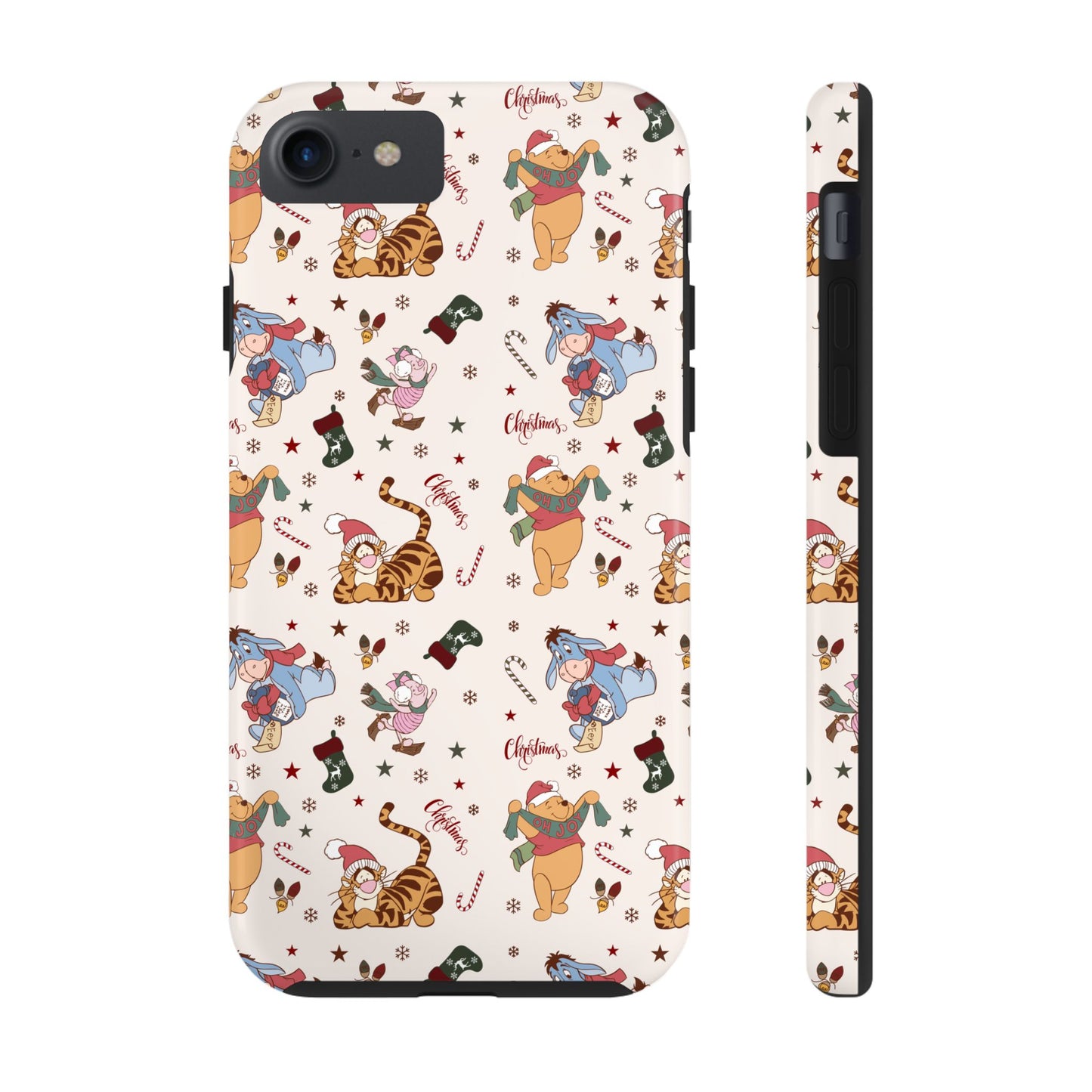 100 Acre Woods Christmas  -  Tough Phone Cases