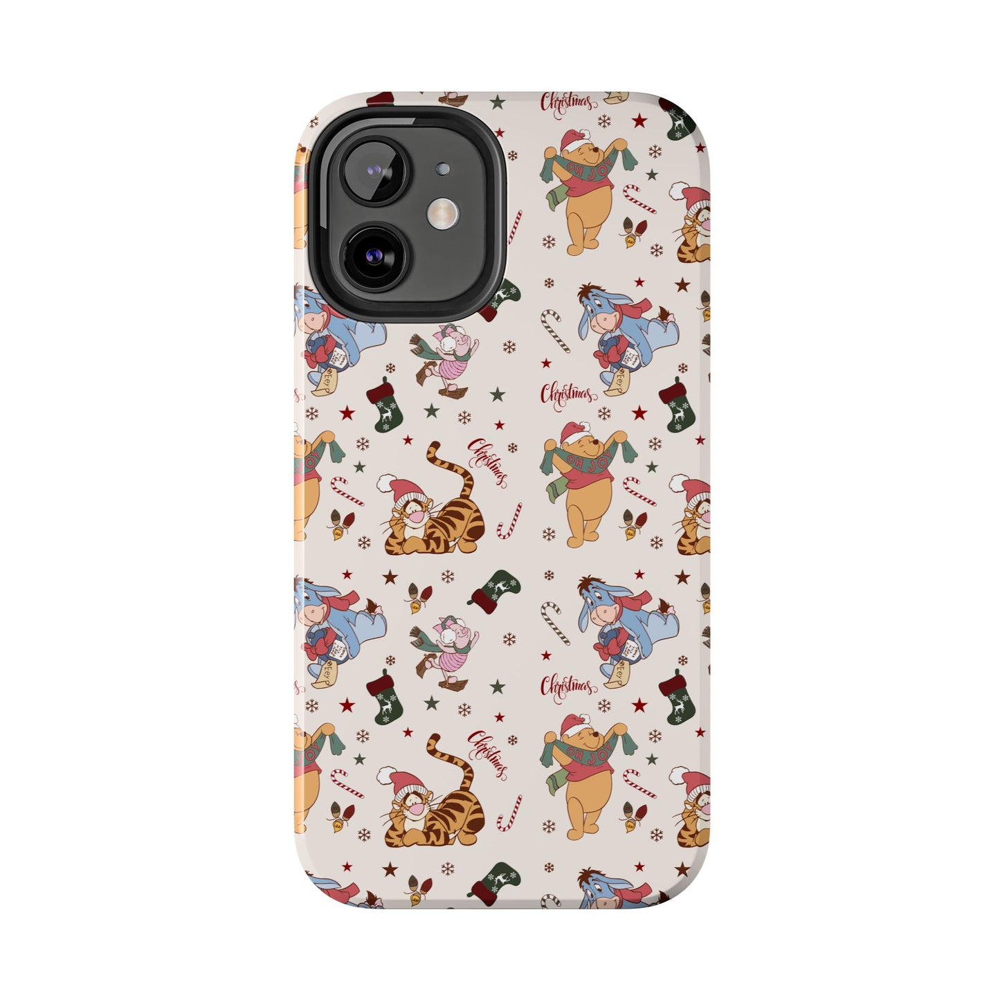 100 Acre Woods Christmas  -  Tough Phone Cases