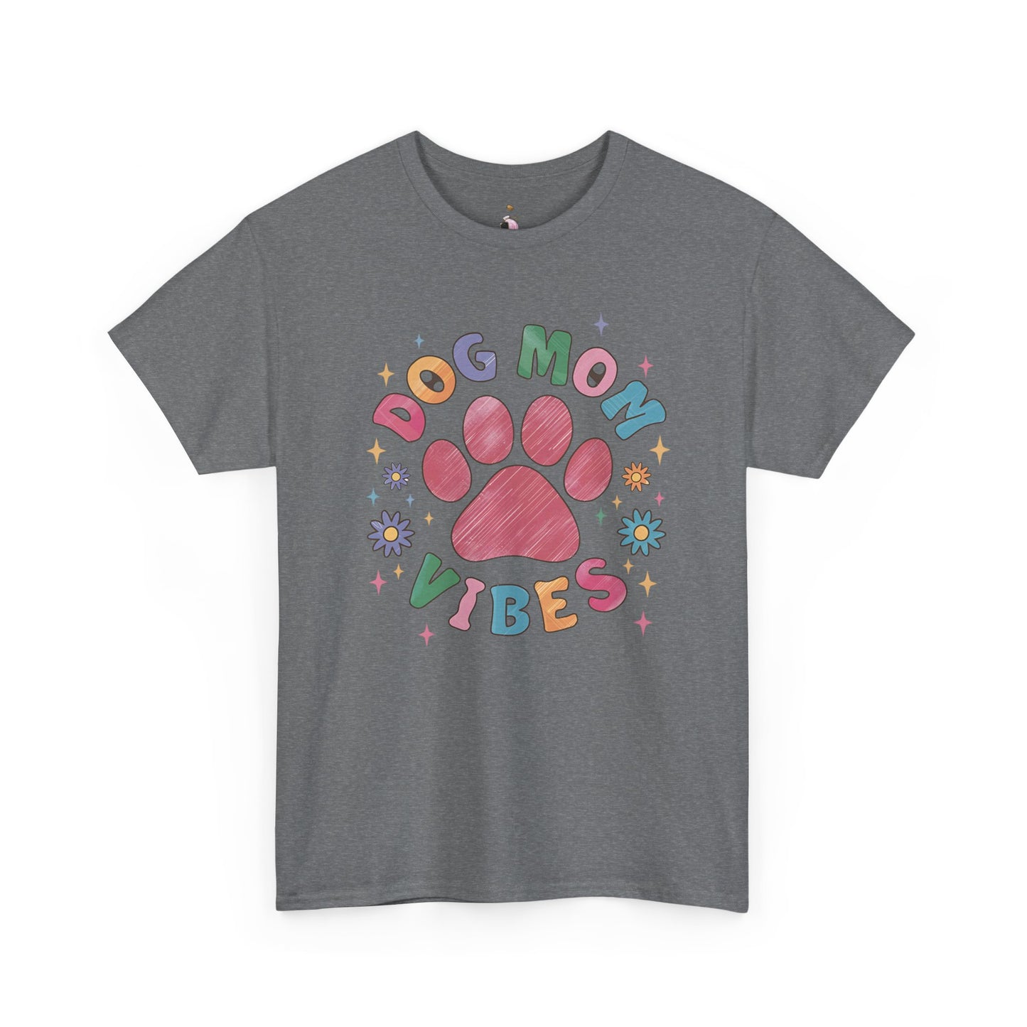 Dog Mom Vibes - Unisex Heavy Cotton Tee